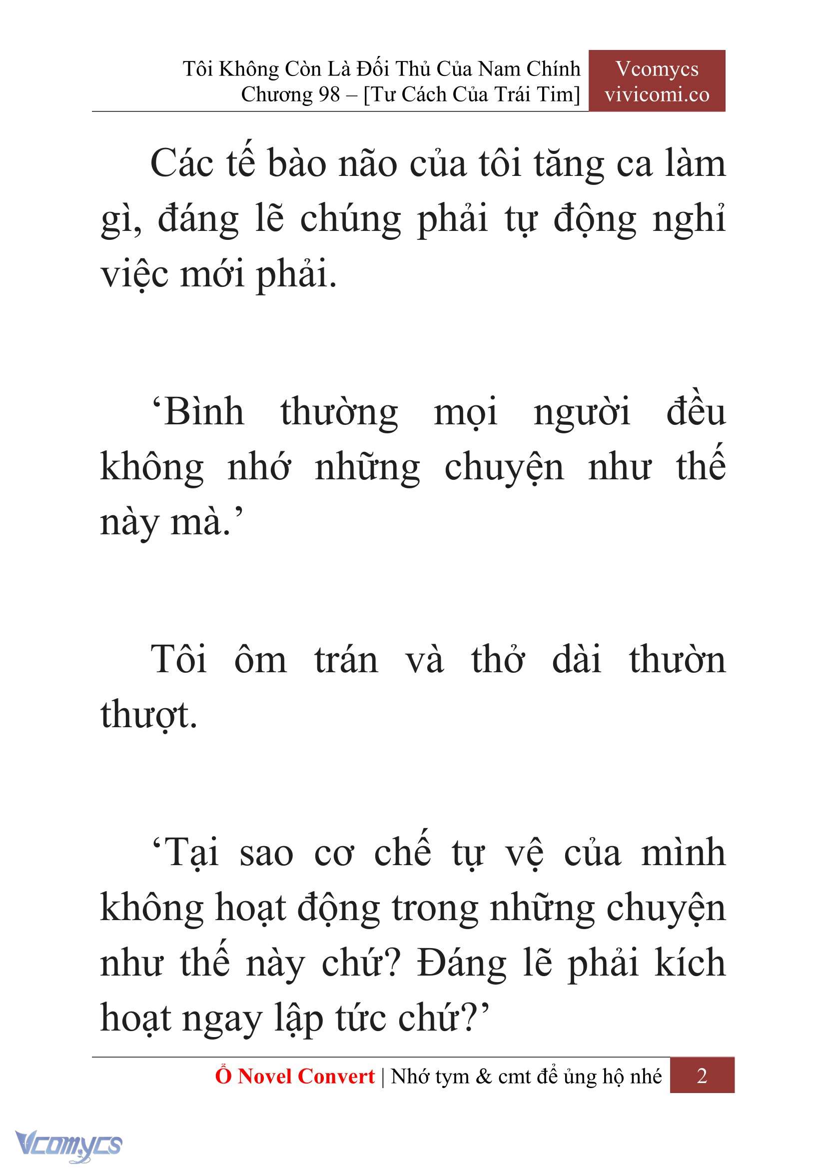 [Novel] Tôi Không Còn Là Đối Thủ Của Nam Chính Chapter  98 - 4