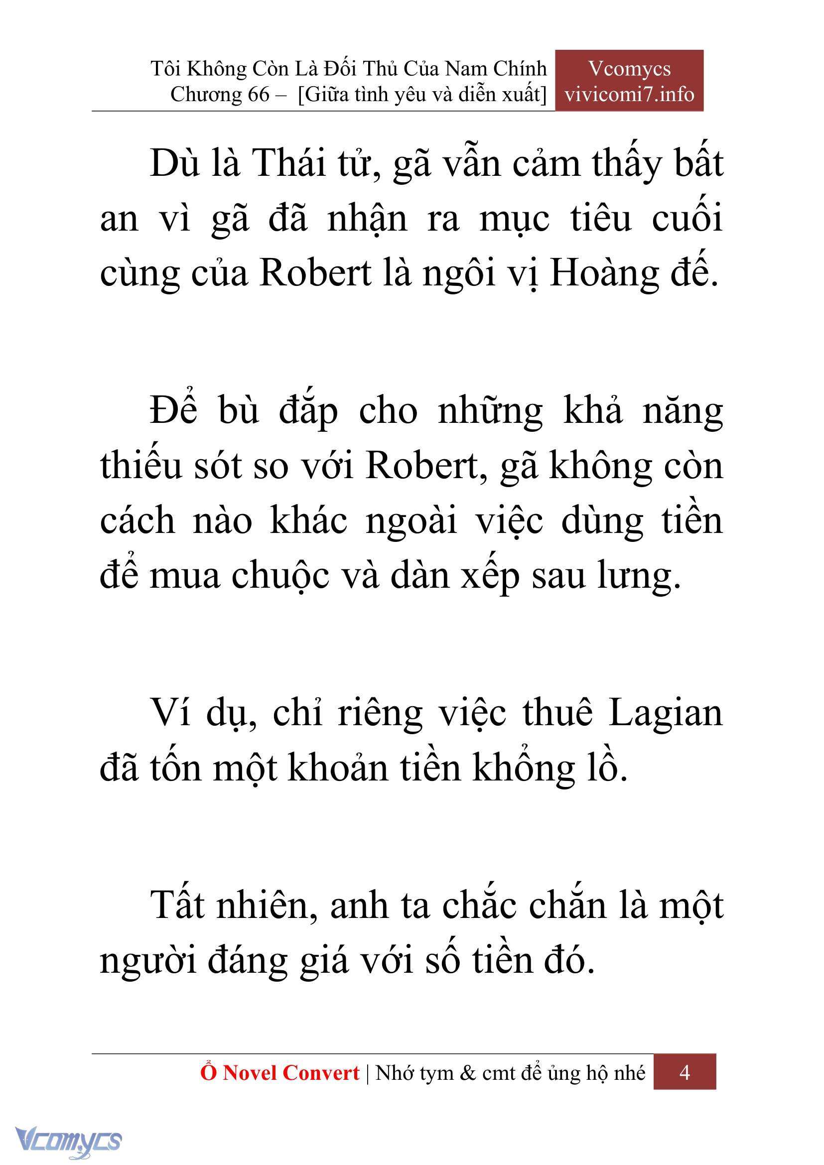 [Novel] Tôi Không Còn Là Đối Thủ Của Nam Chính Chapter  66 - 6