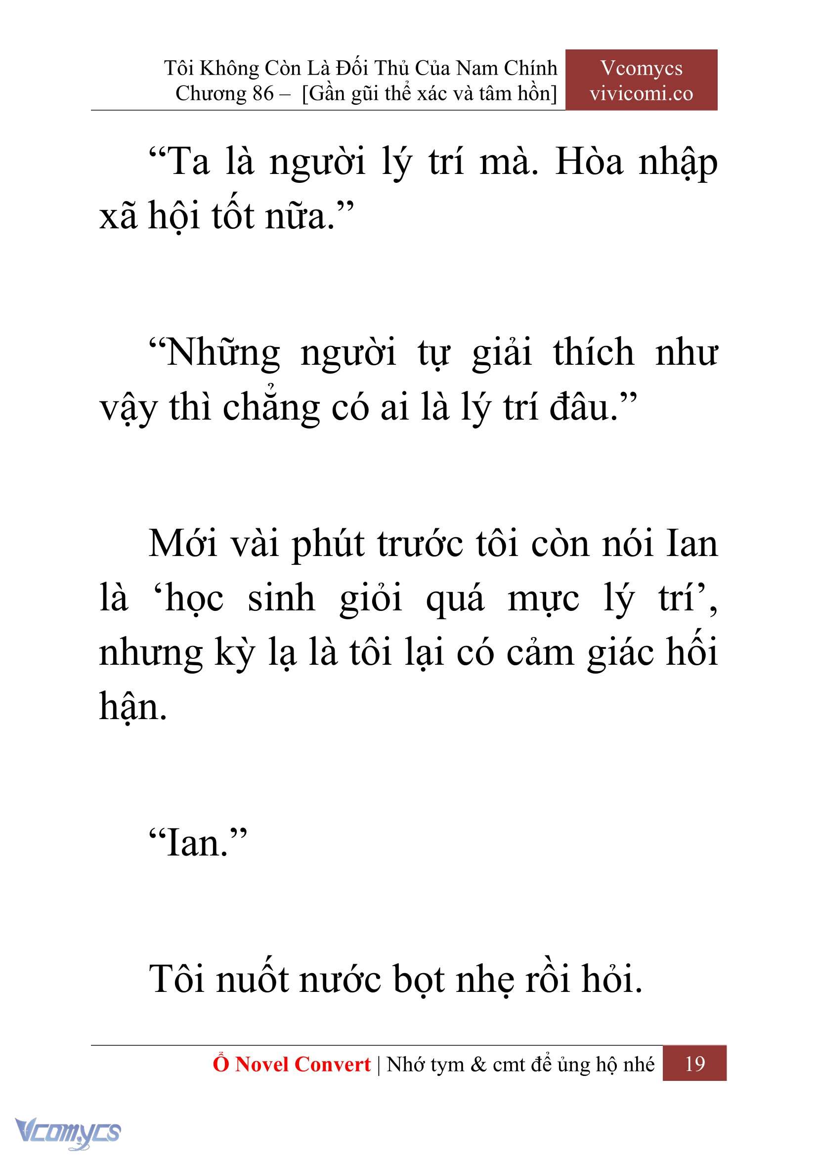 [Novel] Tôi Không Còn Là Đối Thủ Của Nam Chính Chapter  86 - 21