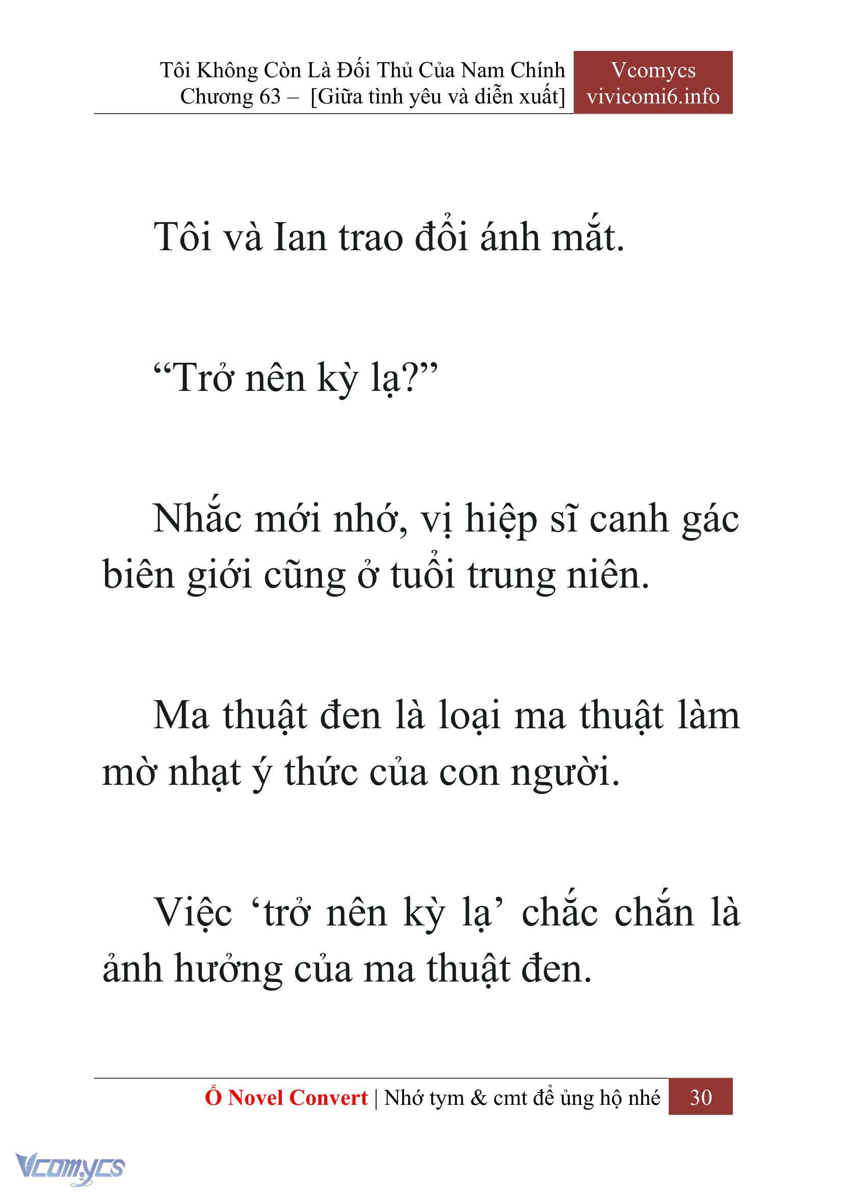[Novel] Tôi Không Còn Là Đối Thủ Của Nam Chính Chapter  63 - 32