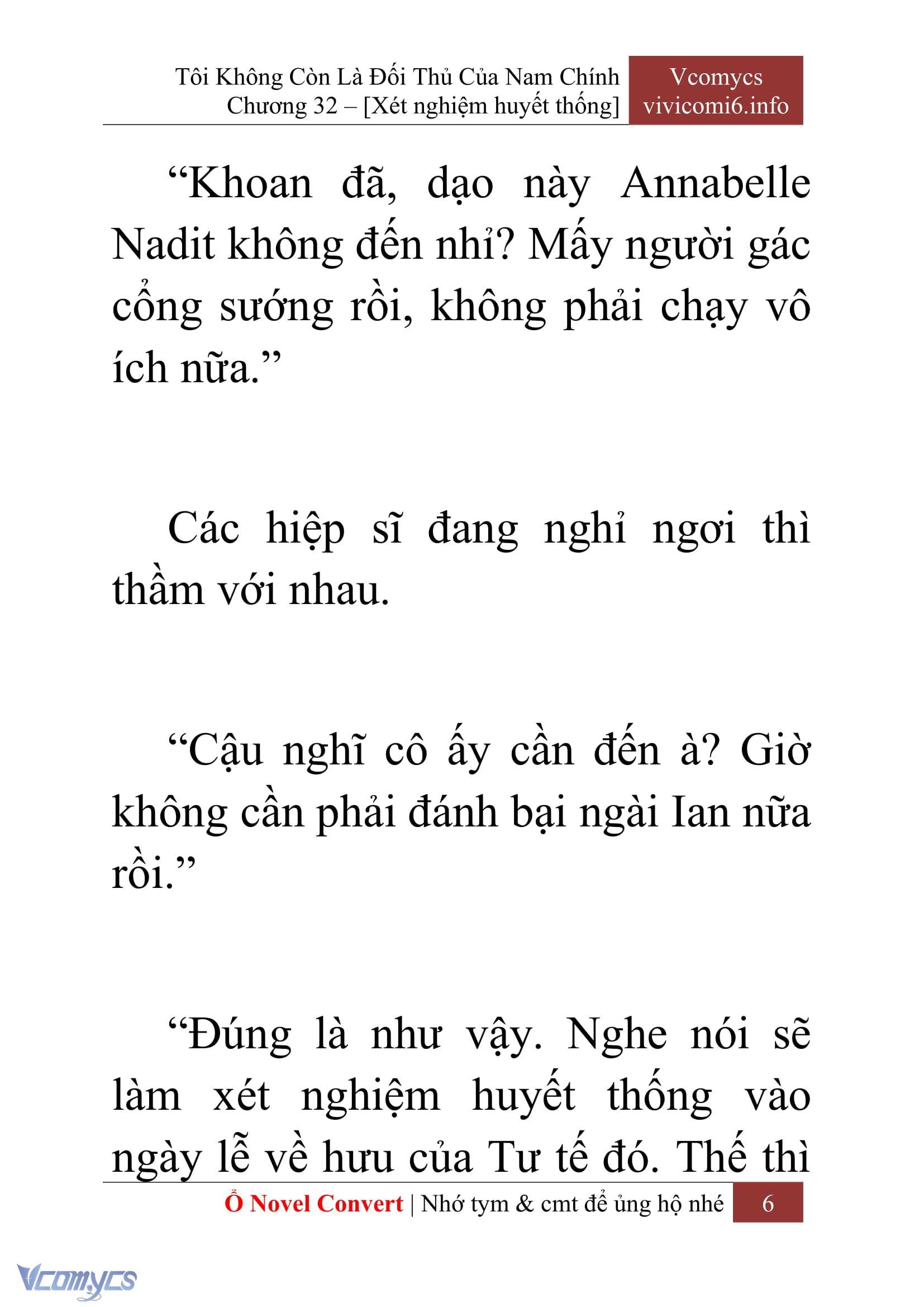 [Novel] Tôi Không Còn Là Đối Thủ Của Nam Chính Chapter  32 - 8