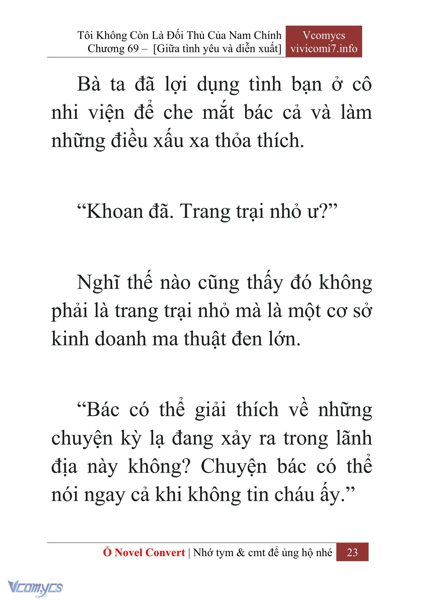 [Novel] Tôi Không Còn Là Đối Thủ Của Nam Chính Chapter  69 - 25