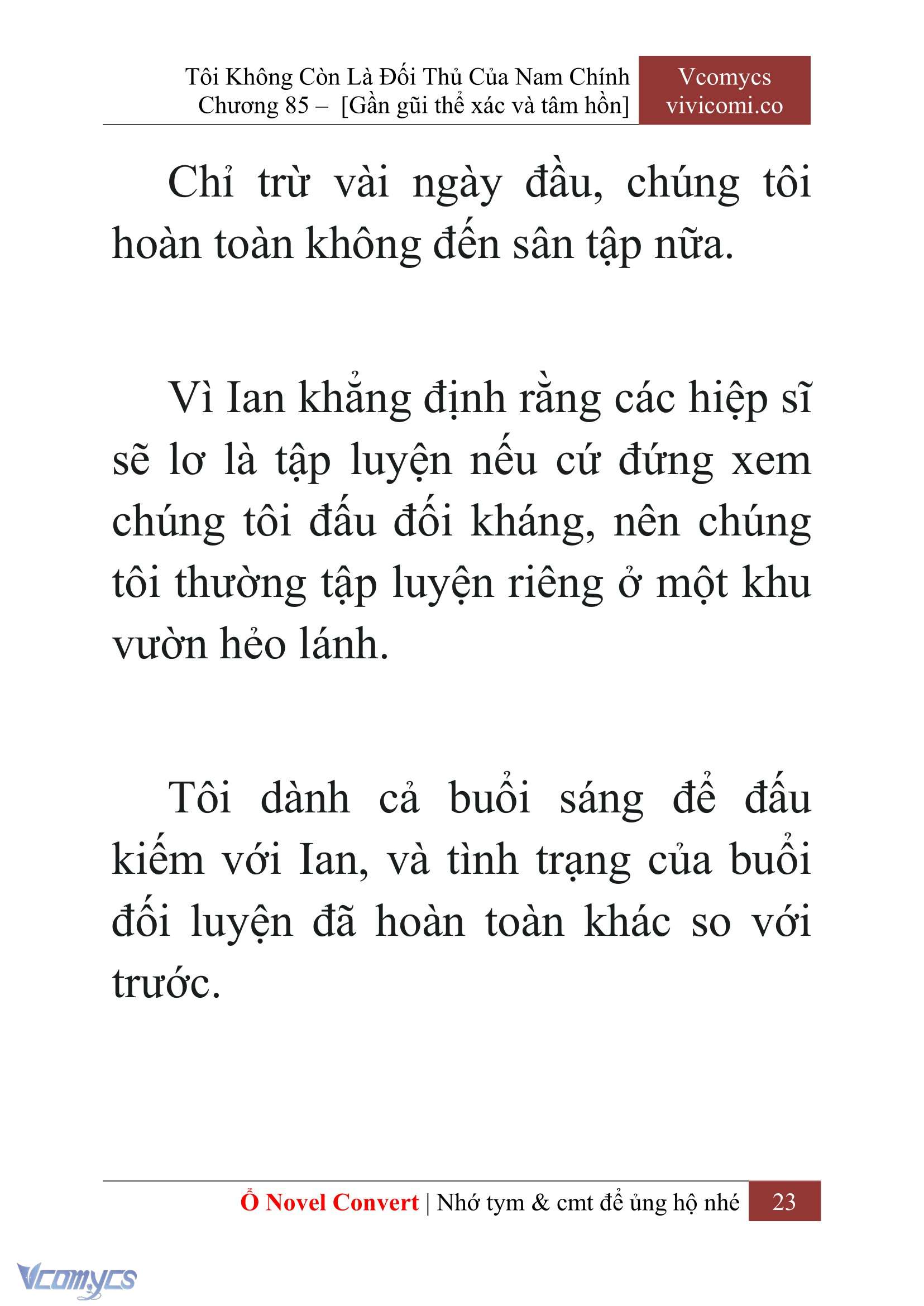 [Novel] Tôi Không Còn Là Đối Thủ Của Nam Chính Chapter  85 - 25