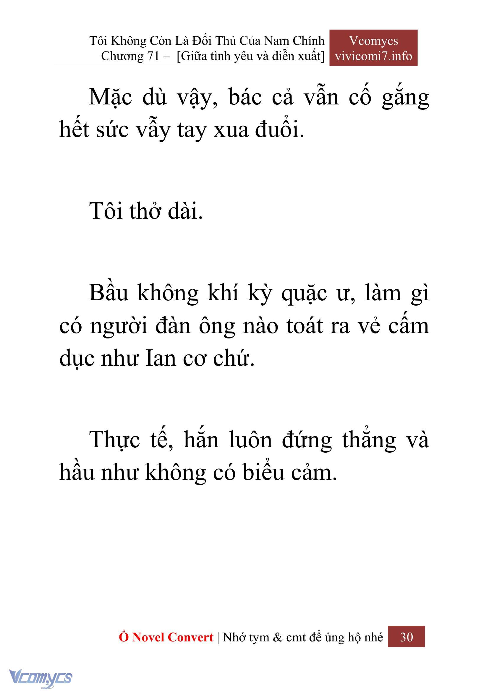 [Novel] Tôi Không Còn Là Đối Thủ Của Nam Chính Chapter  71 - 32
