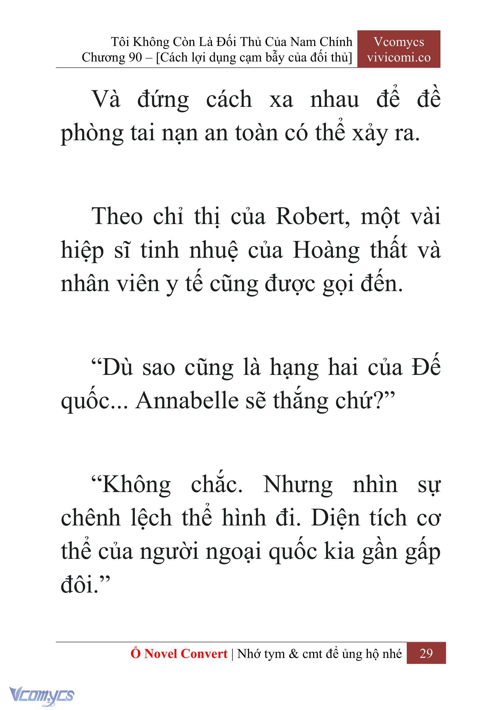 [Novel] Tôi Không Còn Là Đối Thủ Của Nam Chính Chapter  90 - 31