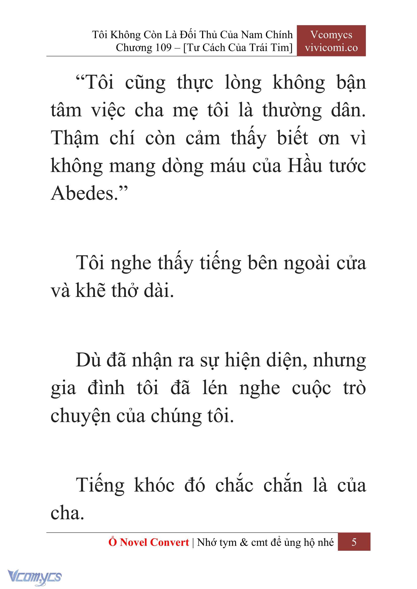 [Novel] Tôi Không Còn Là Đối Thủ Của Nam Chính Chapter  109 - 7