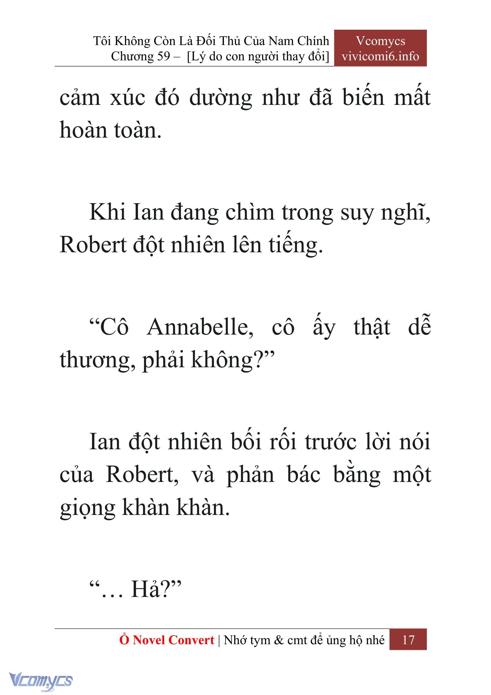[Novel] Tôi Không Còn Là Đối Thủ Của Nam Chính Chapter  59 - 19