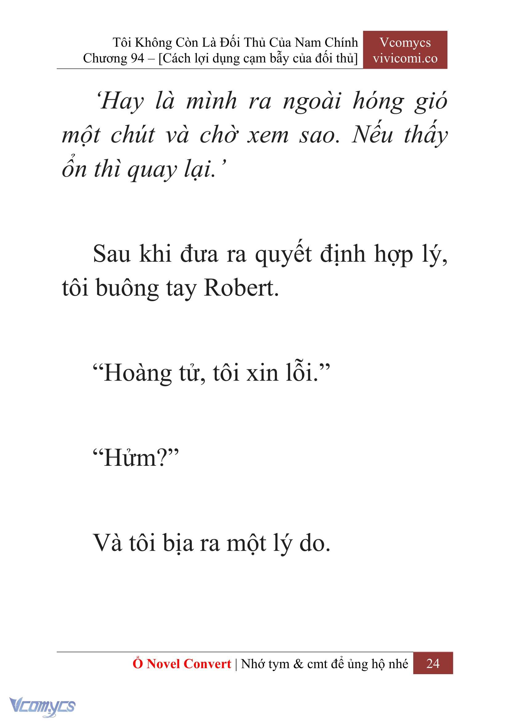 [Novel] Tôi Không Còn Là Đối Thủ Của Nam Chính Chapter  94 - 26