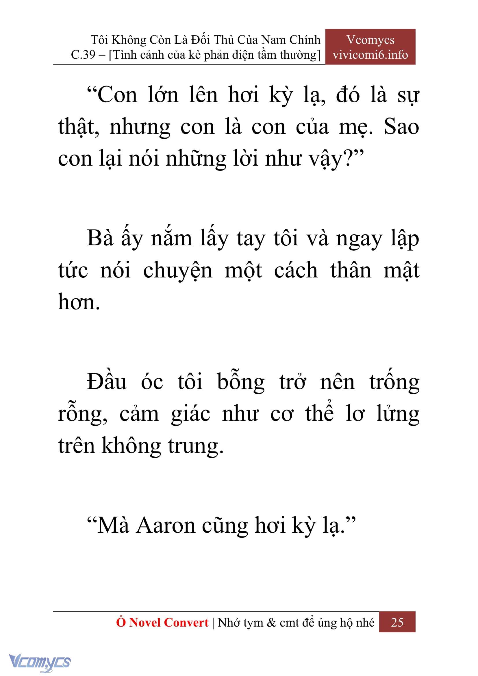 [Novel] Tôi Không Còn Là Đối Thủ Của Nam Chính Chapter  39 - 27