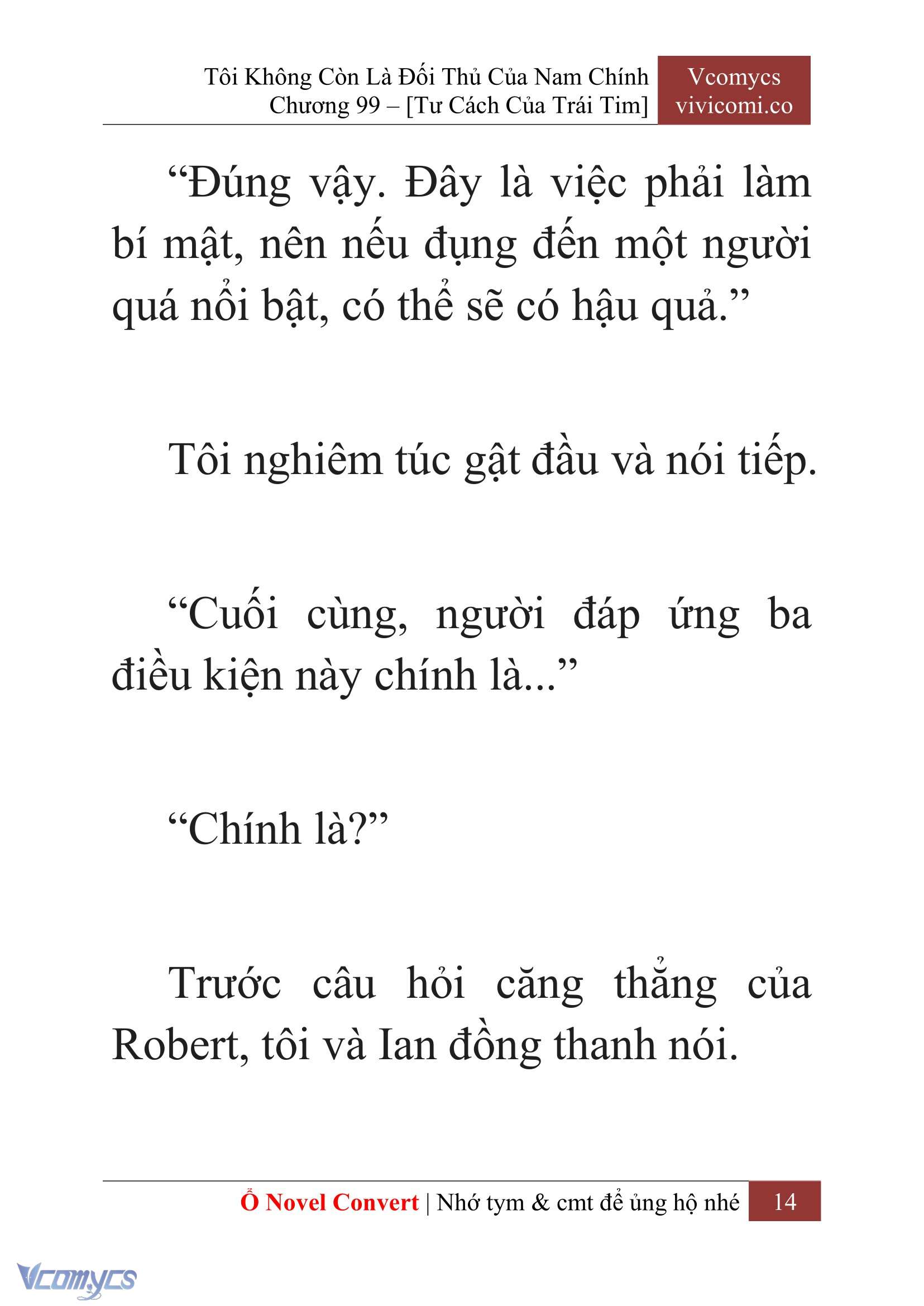 [Novel] Tôi Không Còn Là Đối Thủ Của Nam Chính Chapter  99 - 16