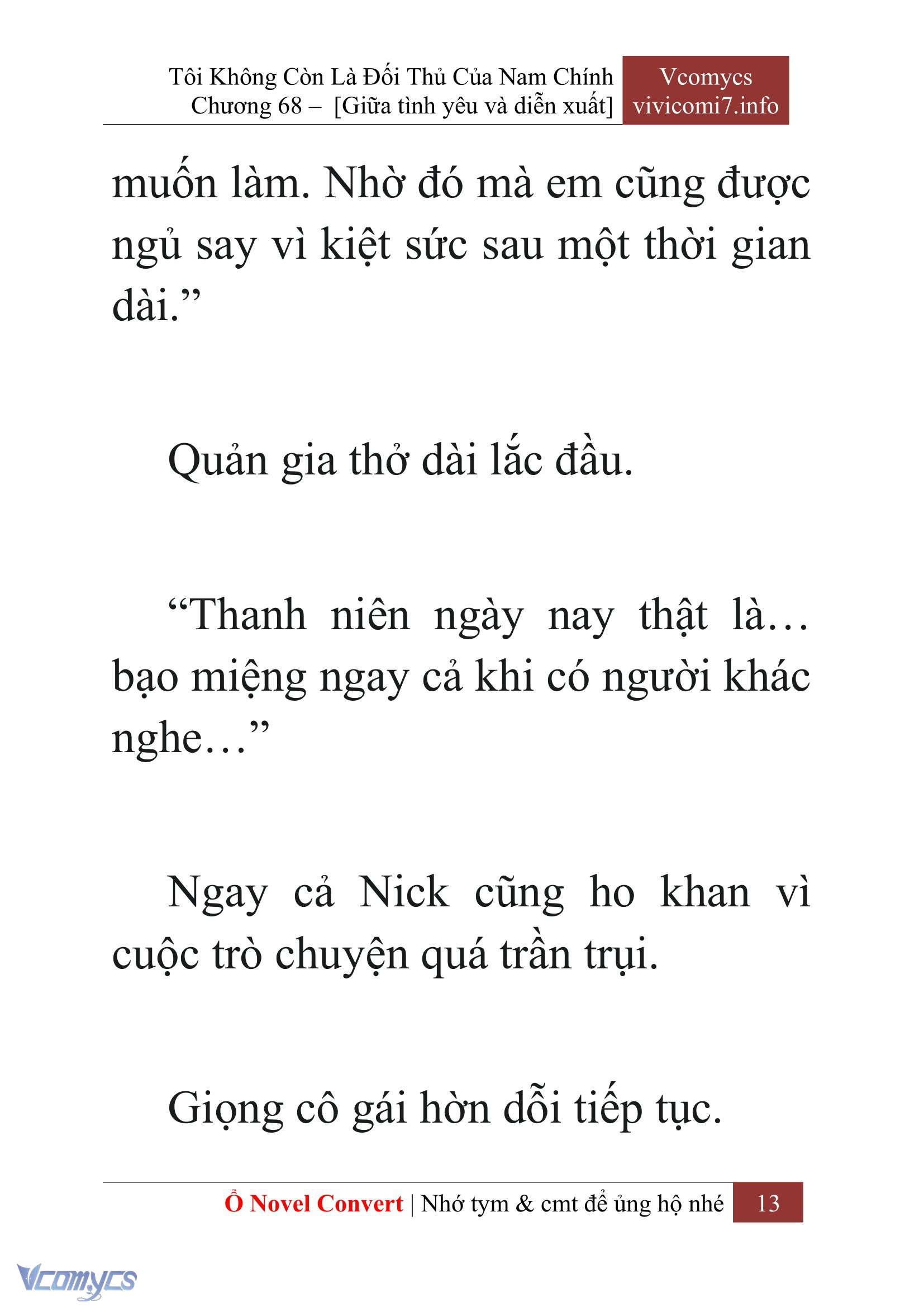 [Novel] Tôi Không Còn Là Đối Thủ Của Nam Chính Chapter  68 - 15