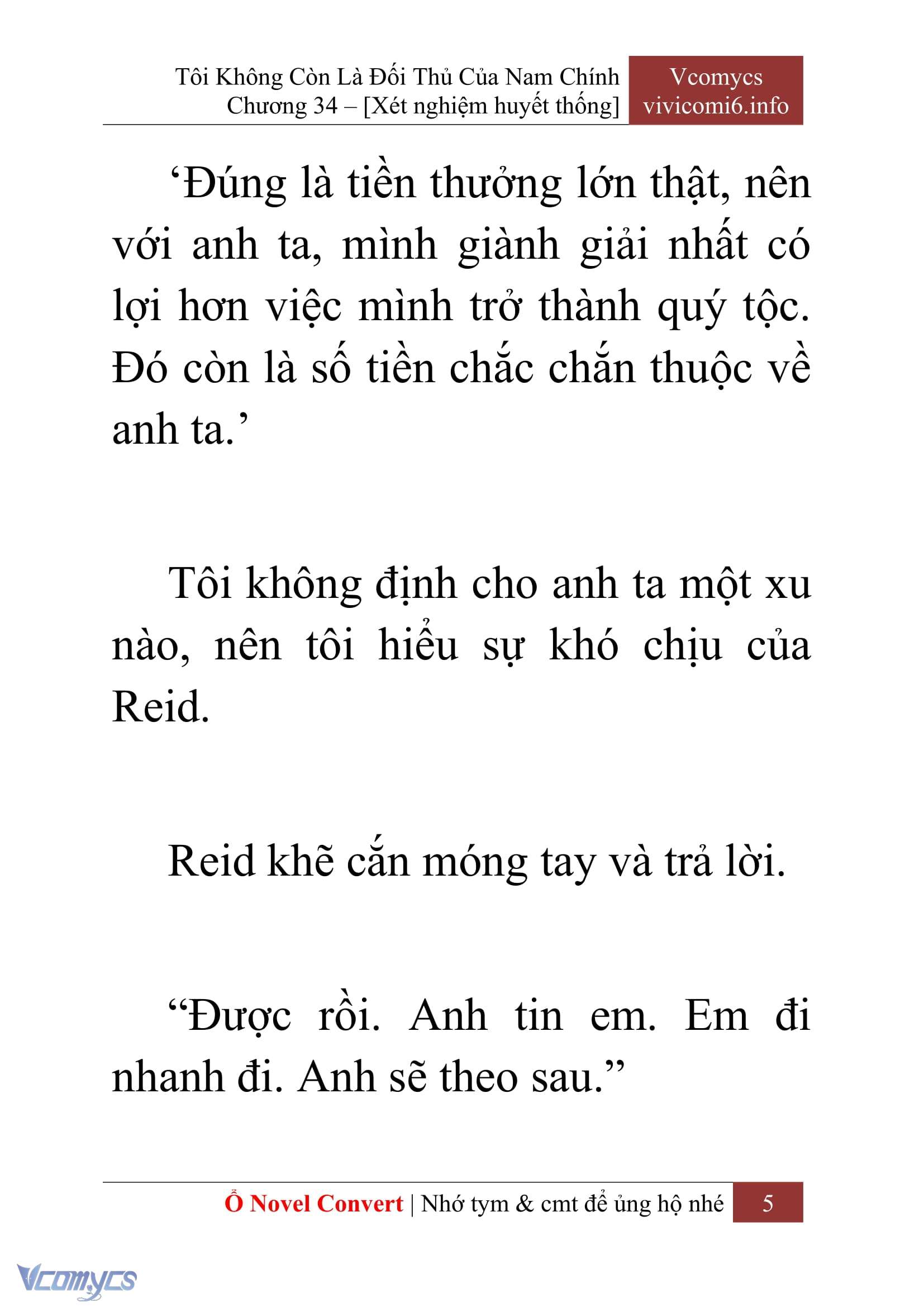 [Novel] Tôi Không Còn Là Đối Thủ Của Nam Chính Chapter  34 - 7
