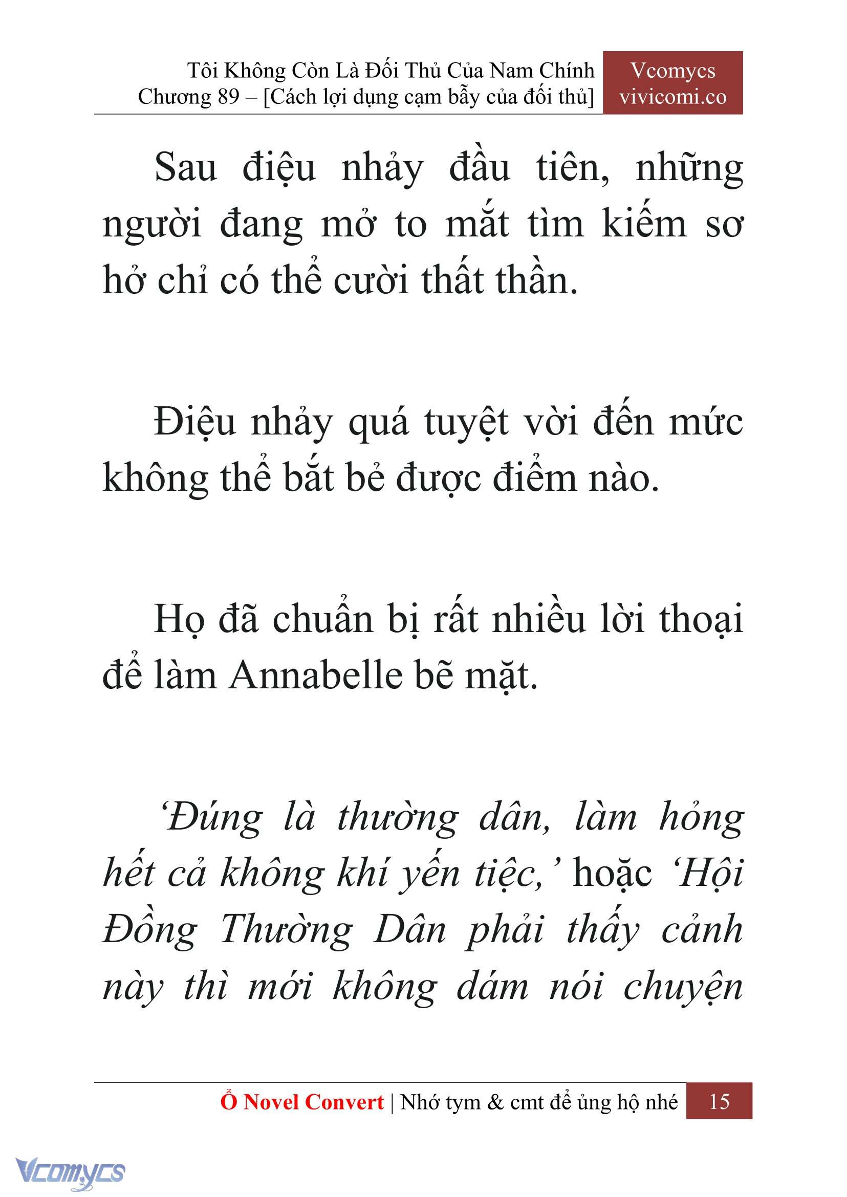 [Novel] Tôi Không Còn Là Đối Thủ Của Nam Chính Chapter  89 - 17