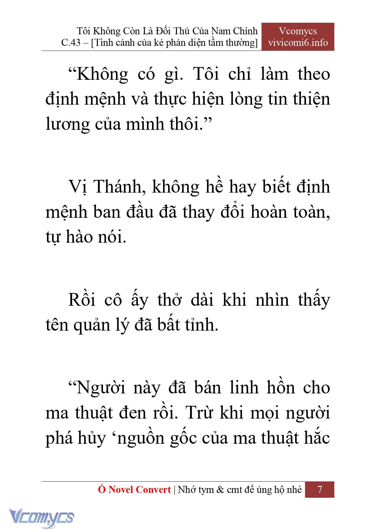 [Novel] Tôi Không Còn Là Đối Thủ Của Nam Chính Chapter  43 - 9