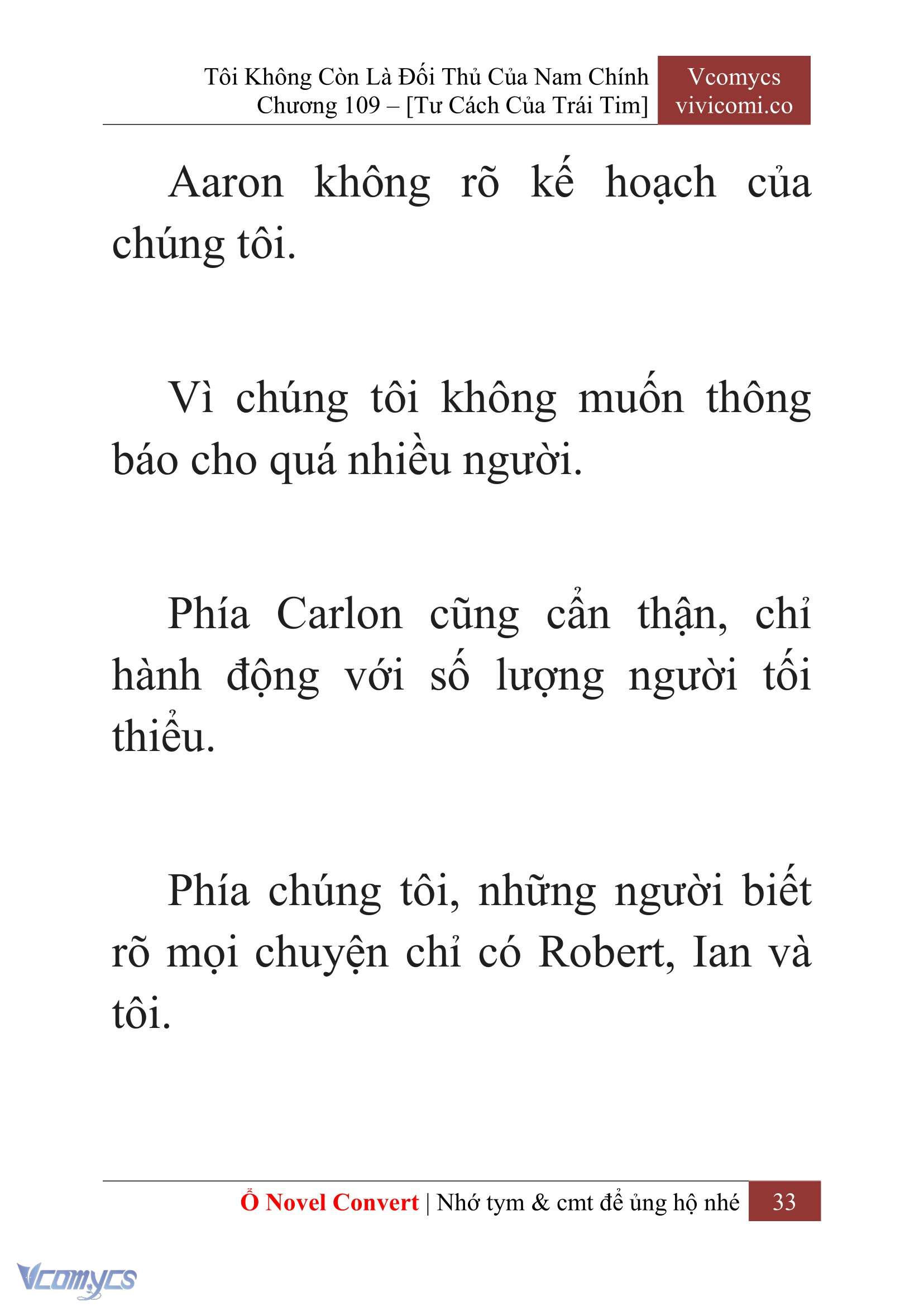 [Novel] Tôi Không Còn Là Đối Thủ Của Nam Chính Chapter  109 - 35