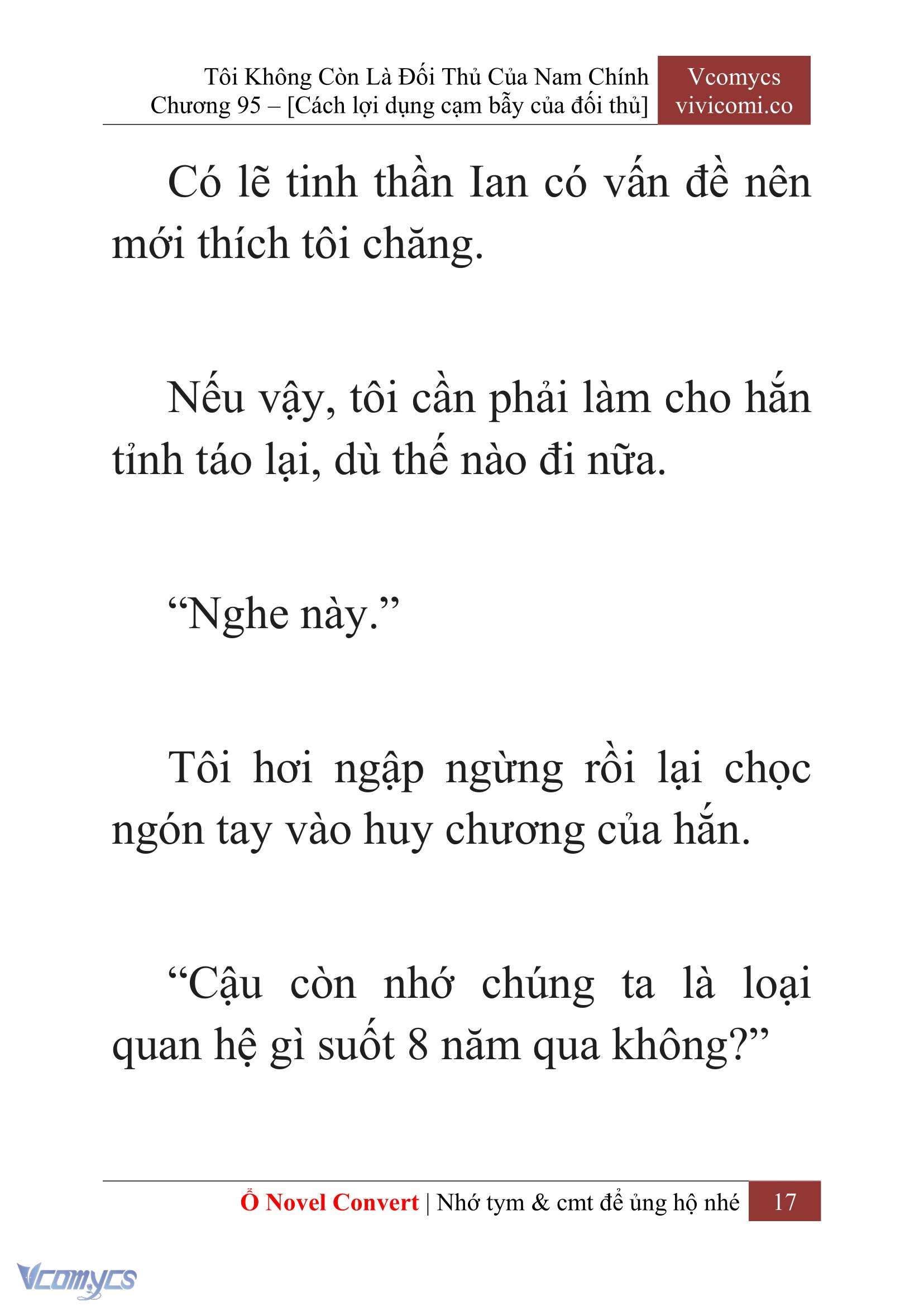 [Novel] Tôi Không Còn Là Đối Thủ Của Nam Chính Chapter  95 - 19