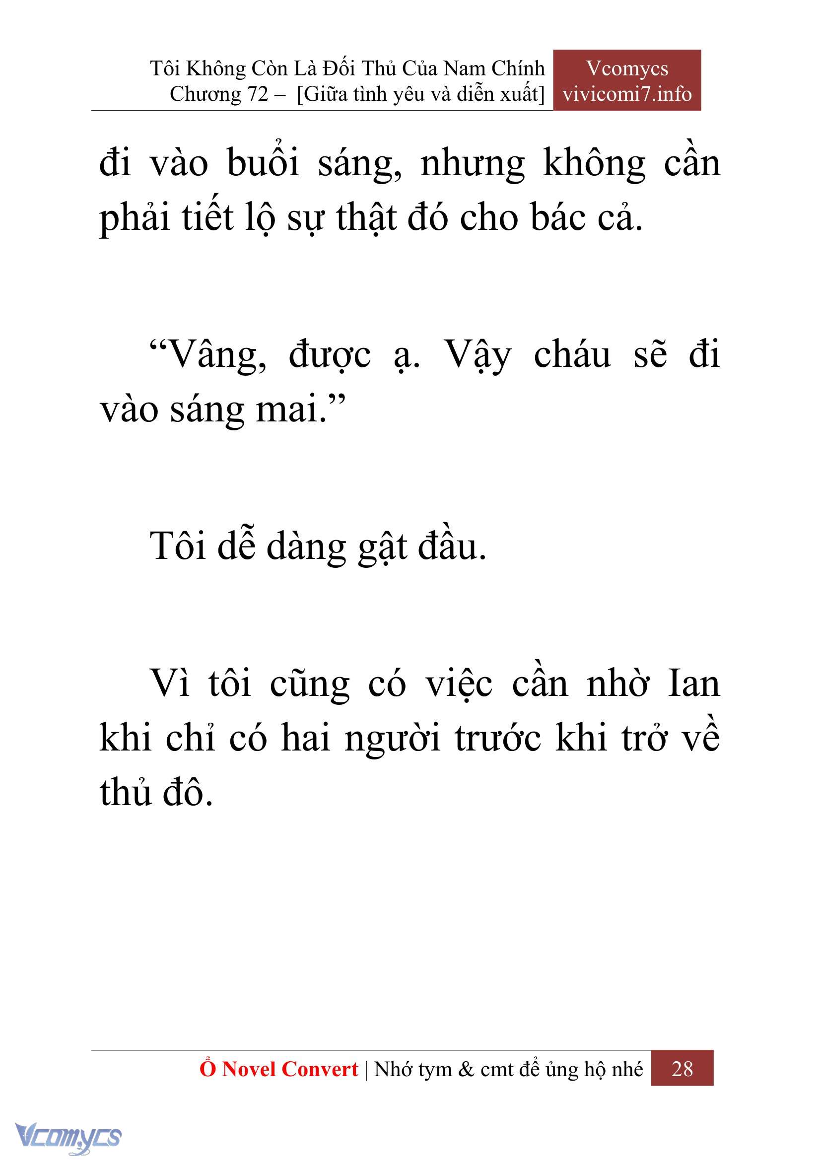 [Novel] Tôi Không Còn Là Đối Thủ Của Nam Chính Chapter  72 - 30