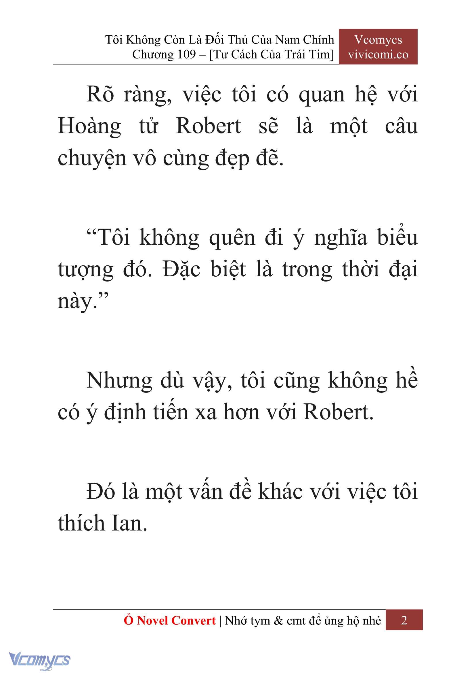 [Novel] Tôi Không Còn Là Đối Thủ Của Nam Chính Chapter  109 - 4