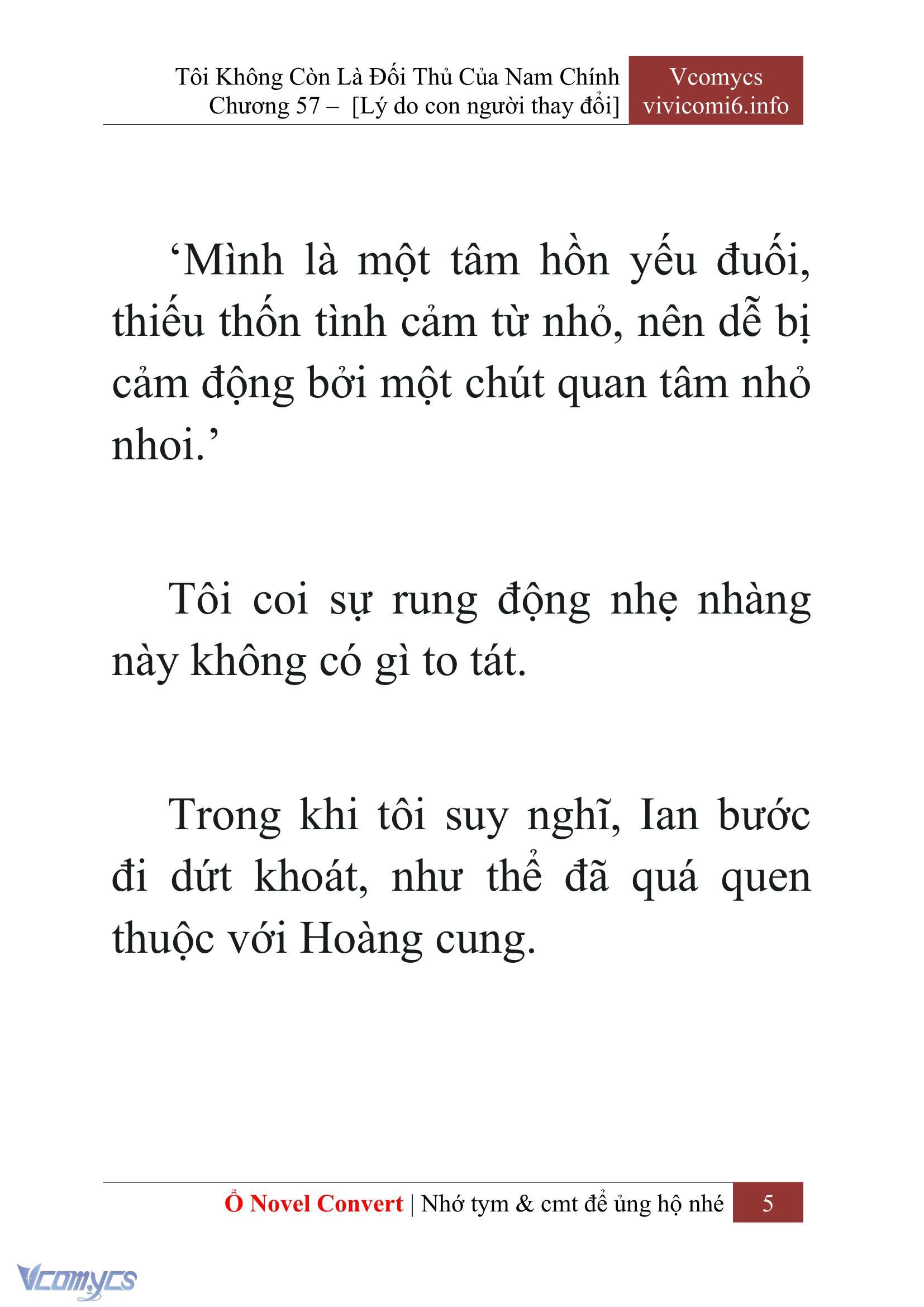 [Novel] Tôi Không Còn Là Đối Thủ Của Nam Chính Chapter  57 - 7