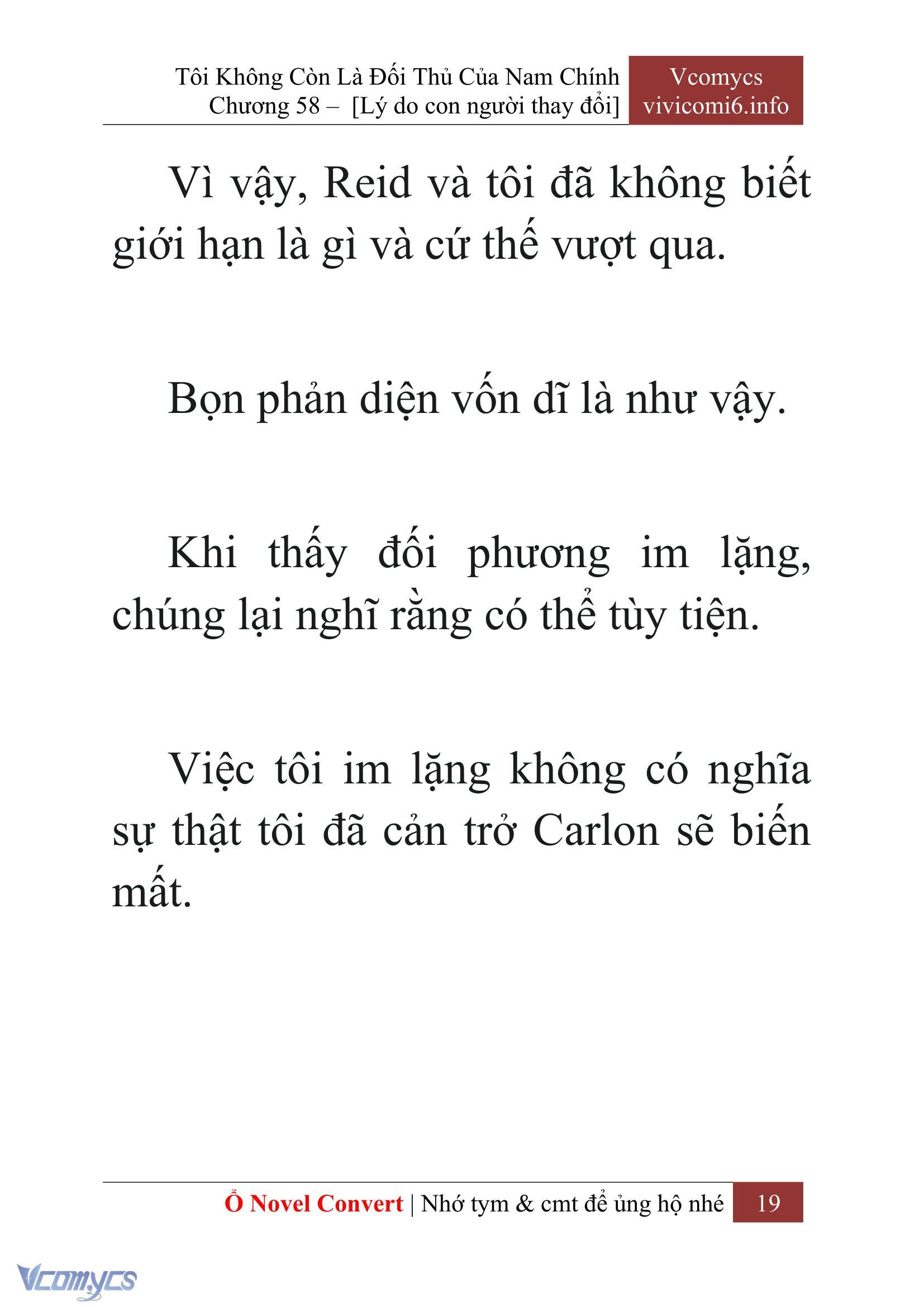[Novel] Tôi Không Còn Là Đối Thủ Của Nam Chính Chapter  58 - 21
