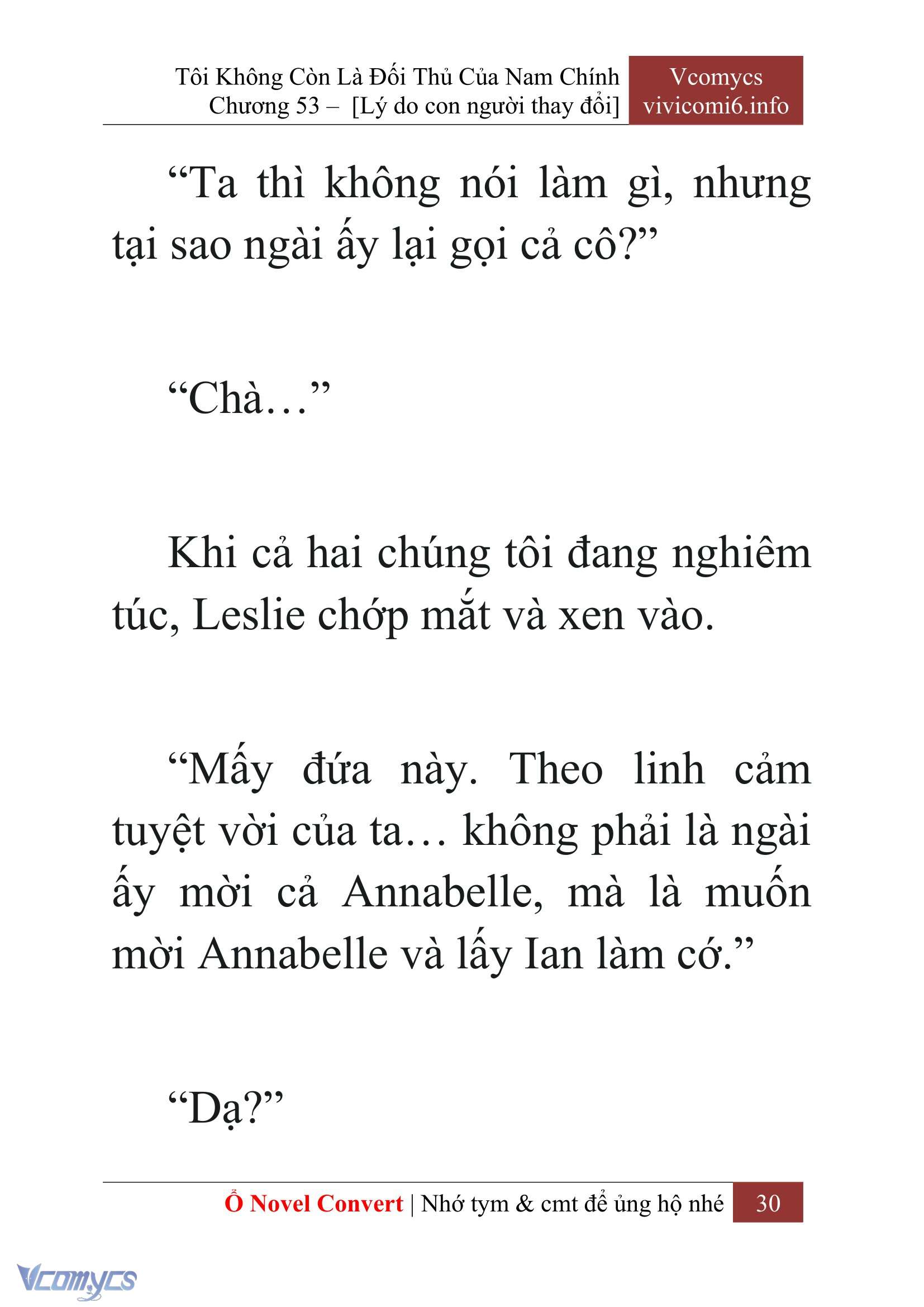 [Novel] Tôi Không Còn Là Đối Thủ Của Nam Chính Chapter  53 - 32