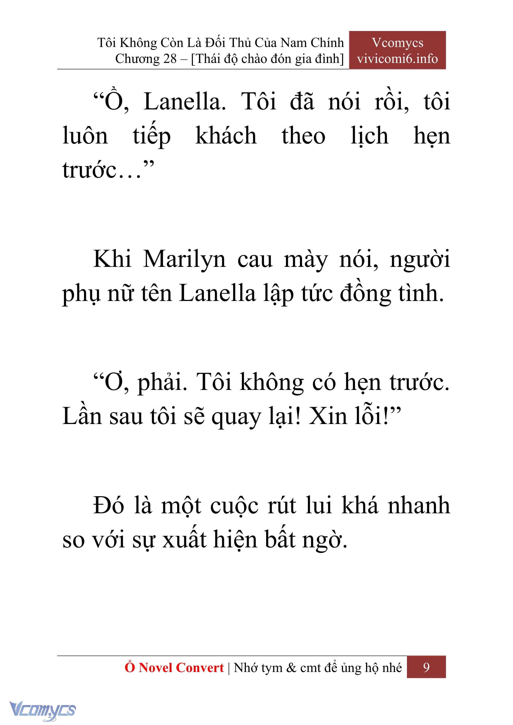 [Novel] Tôi Không Còn Là Đối Thủ Của Nam Chính Chapter  28 - 11