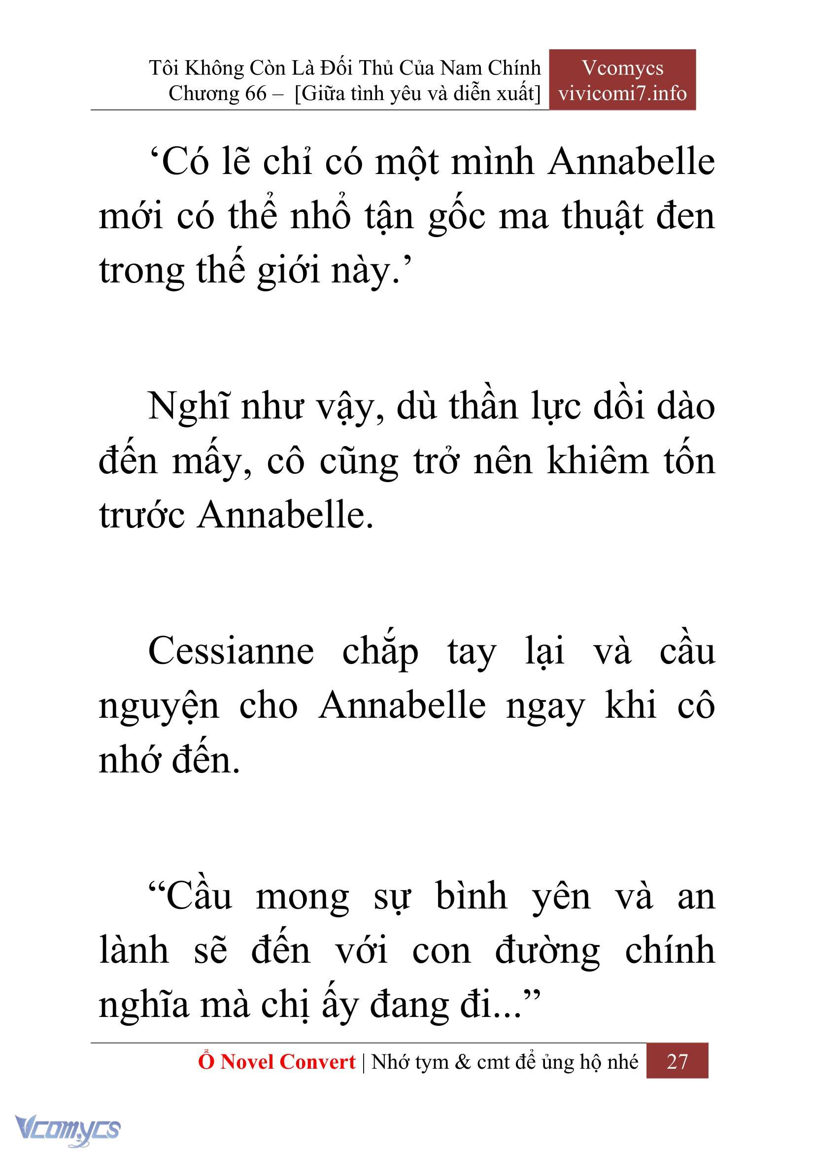 [Novel] Tôi Không Còn Là Đối Thủ Của Nam Chính Chapter  66 - 29
