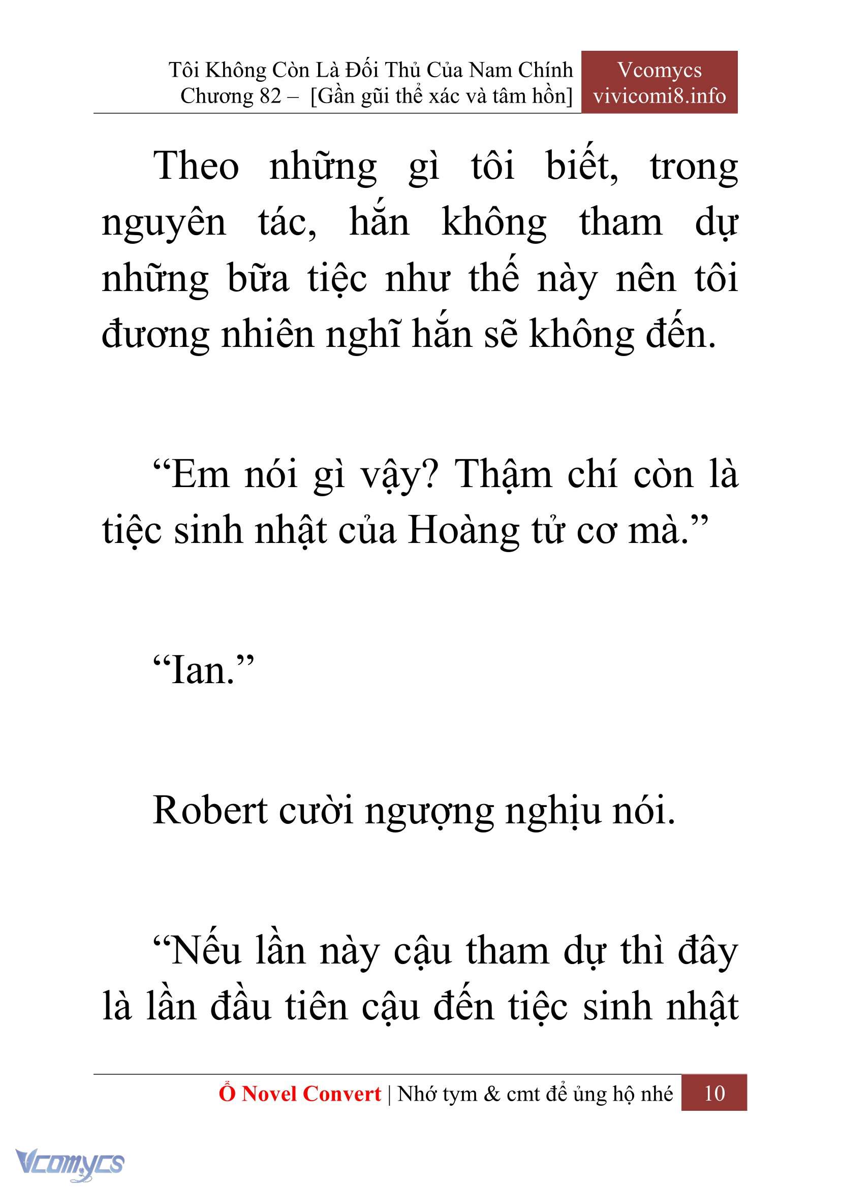[Novel] Tôi Không Còn Là Đối Thủ Của Nam Chính Chapter  82 - 12