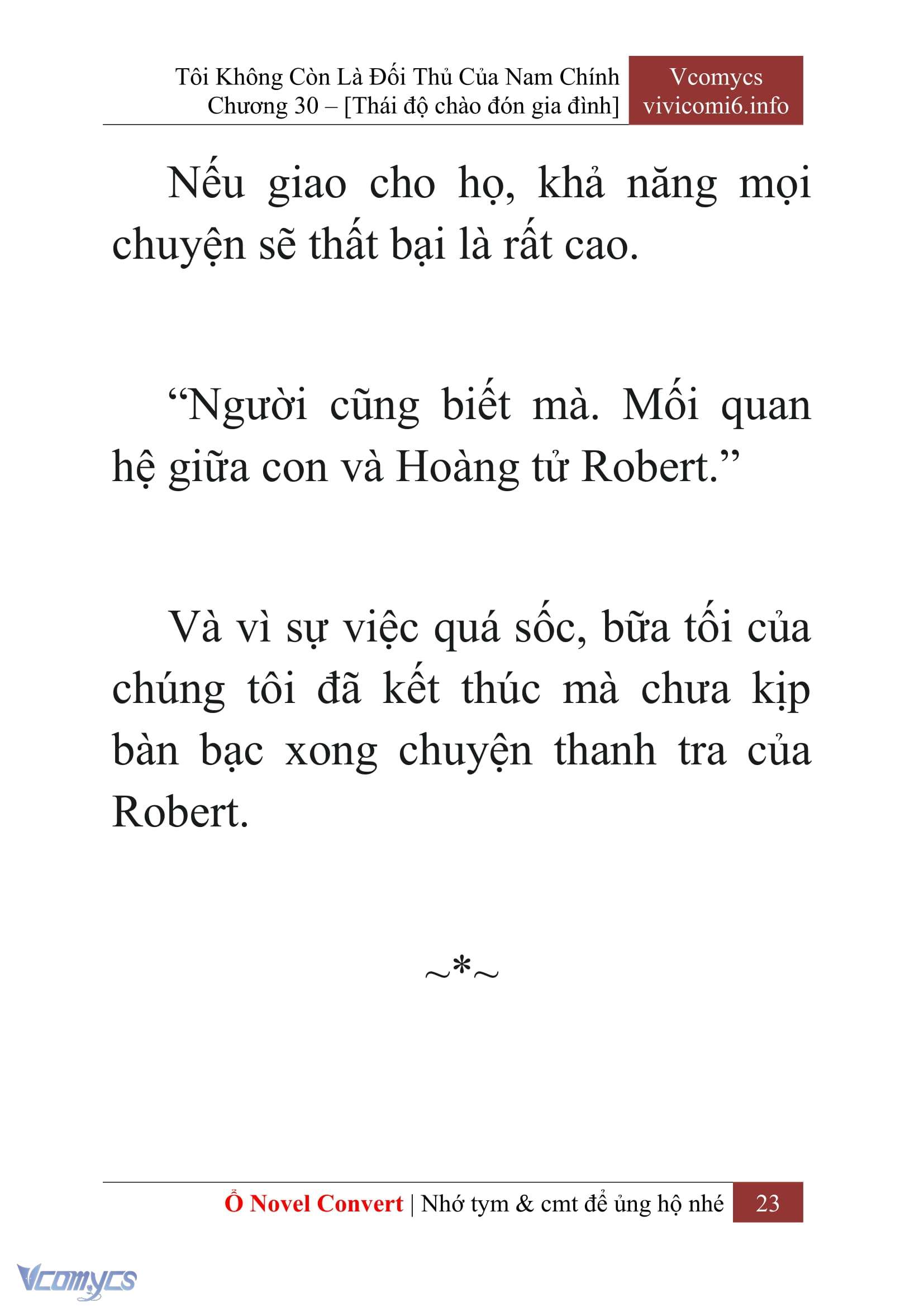 [Novel] Tôi Không Còn Là Đối Thủ Của Nam Chính Chapter  30 - 25