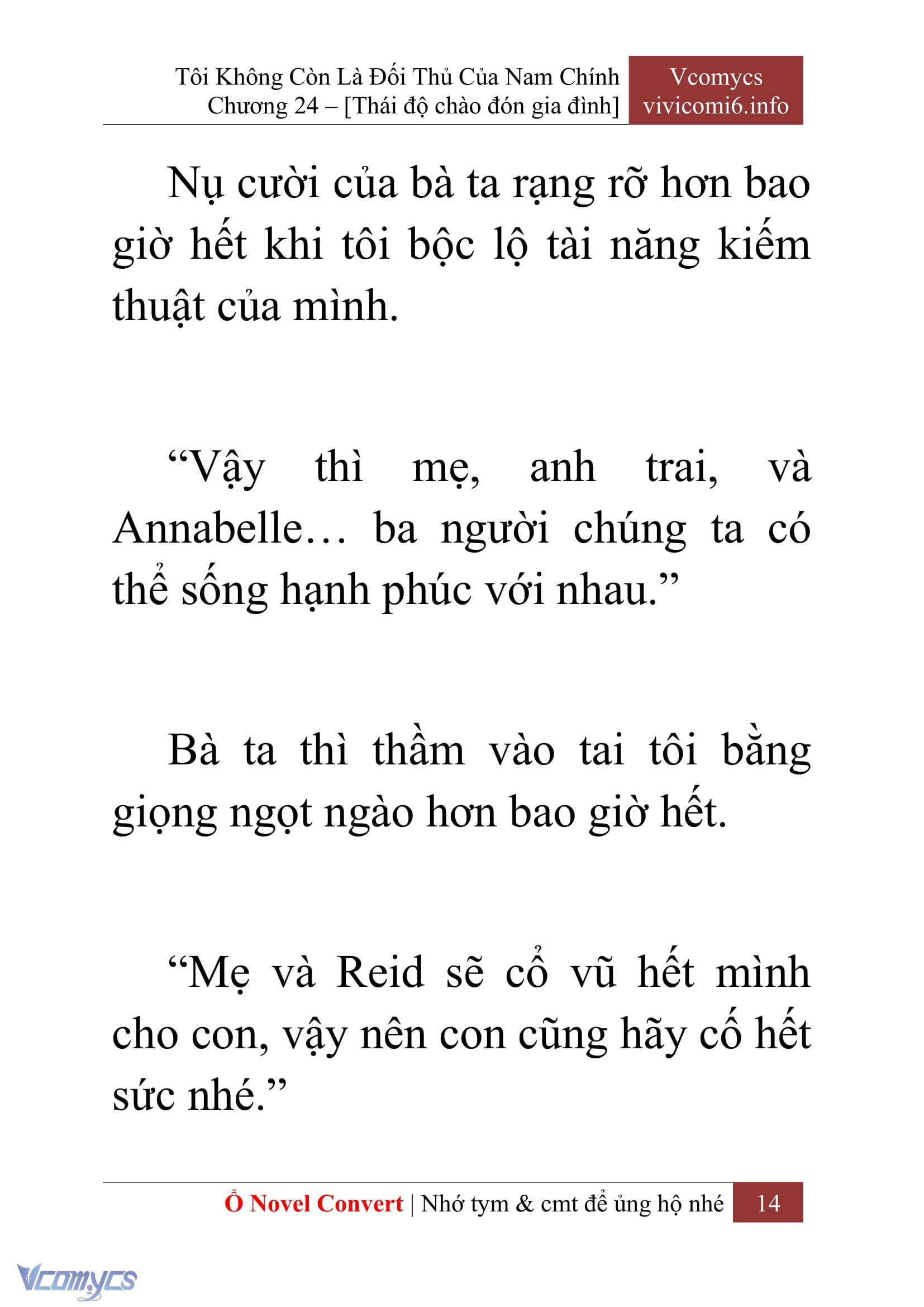 [Novel] Tôi Không Còn Là Đối Thủ Của Nam Chính Chapter  24 - 16
