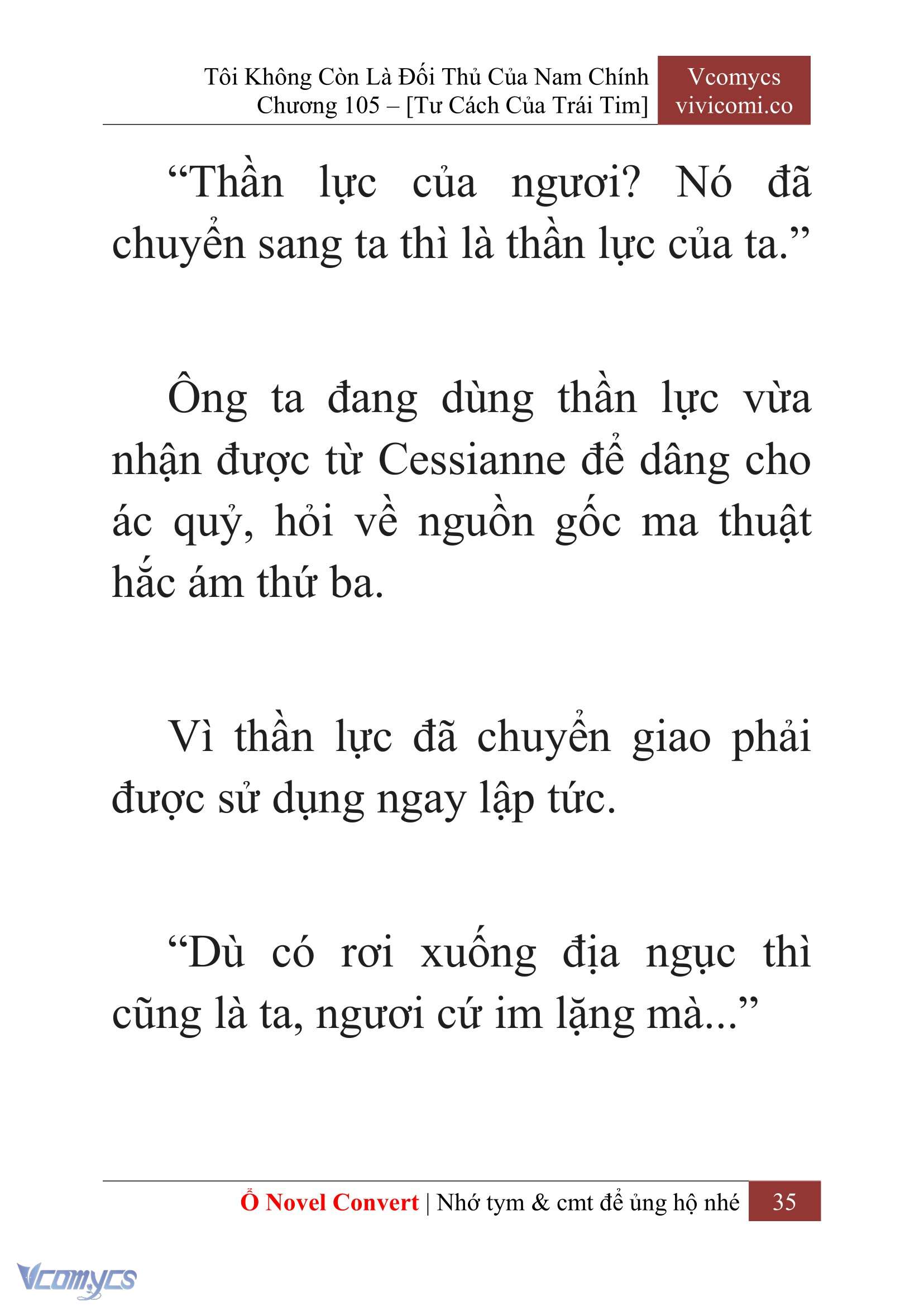 [Novel] Tôi Không Còn Là Đối Thủ Của Nam Chính Chapter  105 - 37