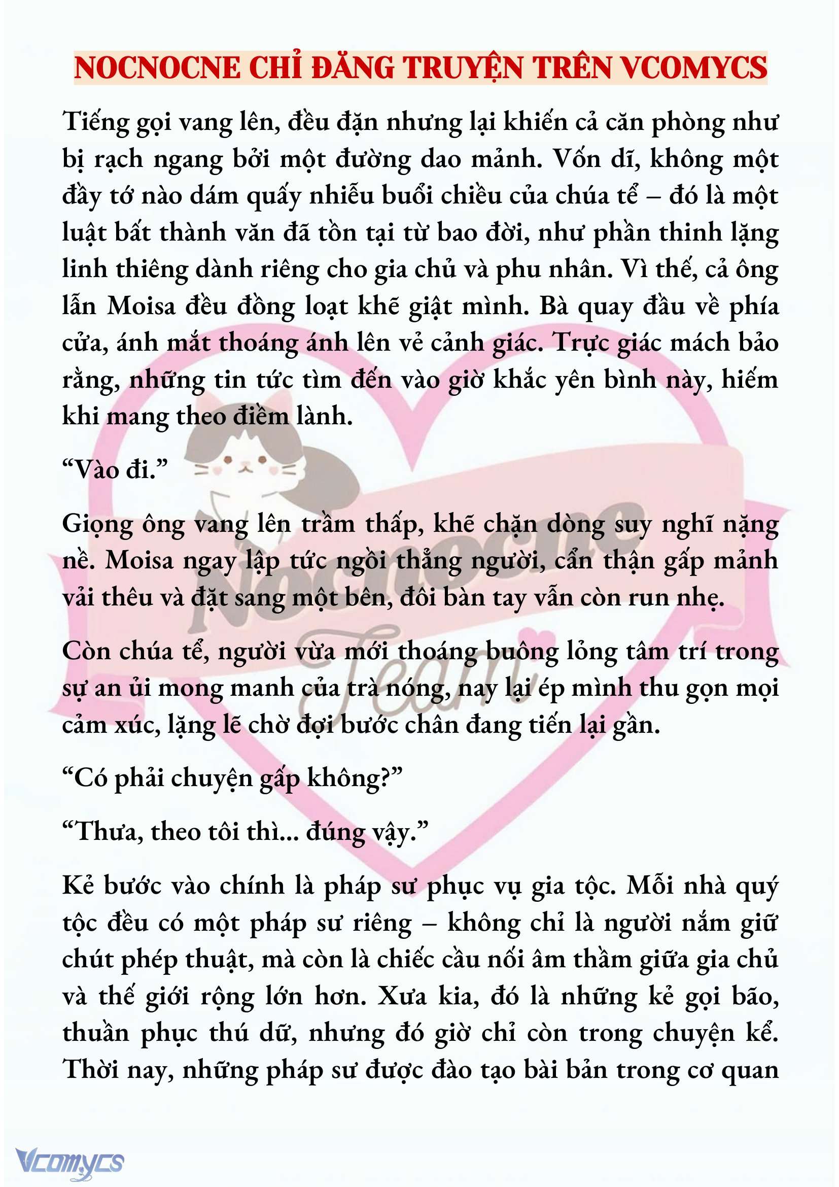 [NOVEL] CÁ RỪNG KHÔN NGOAN Chapter  0.2 - 5