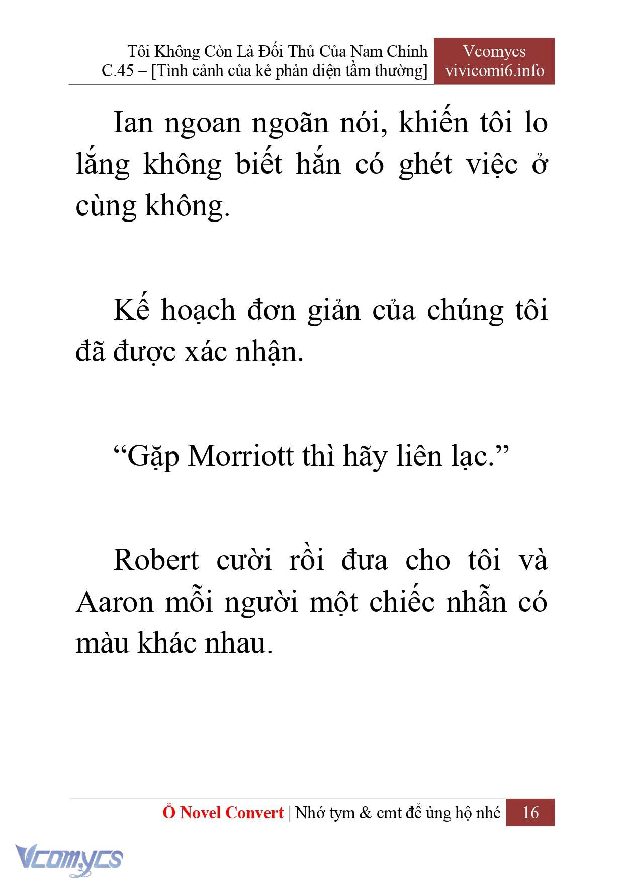 [Novel] Tôi Không Còn Là Đối Thủ Của Nam Chính Chapter  45 - 18