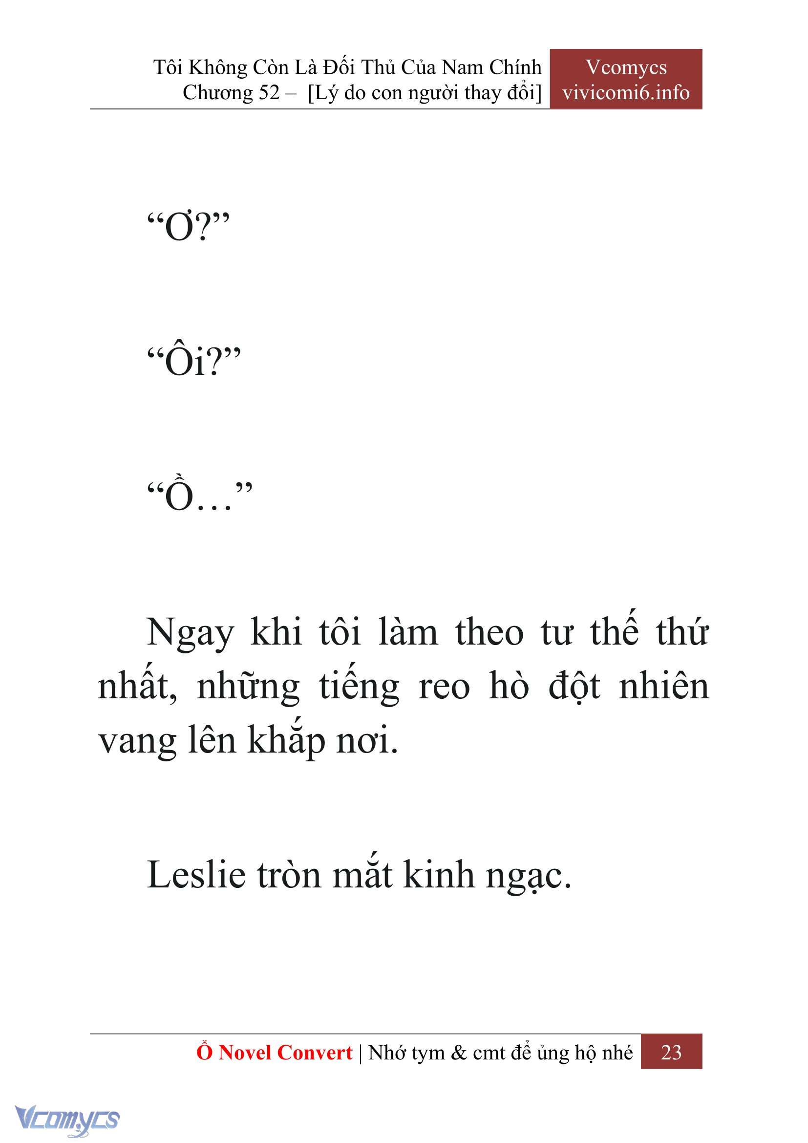 [Novel] Tôi Không Còn Là Đối Thủ Của Nam Chính Chapter  52 - 25