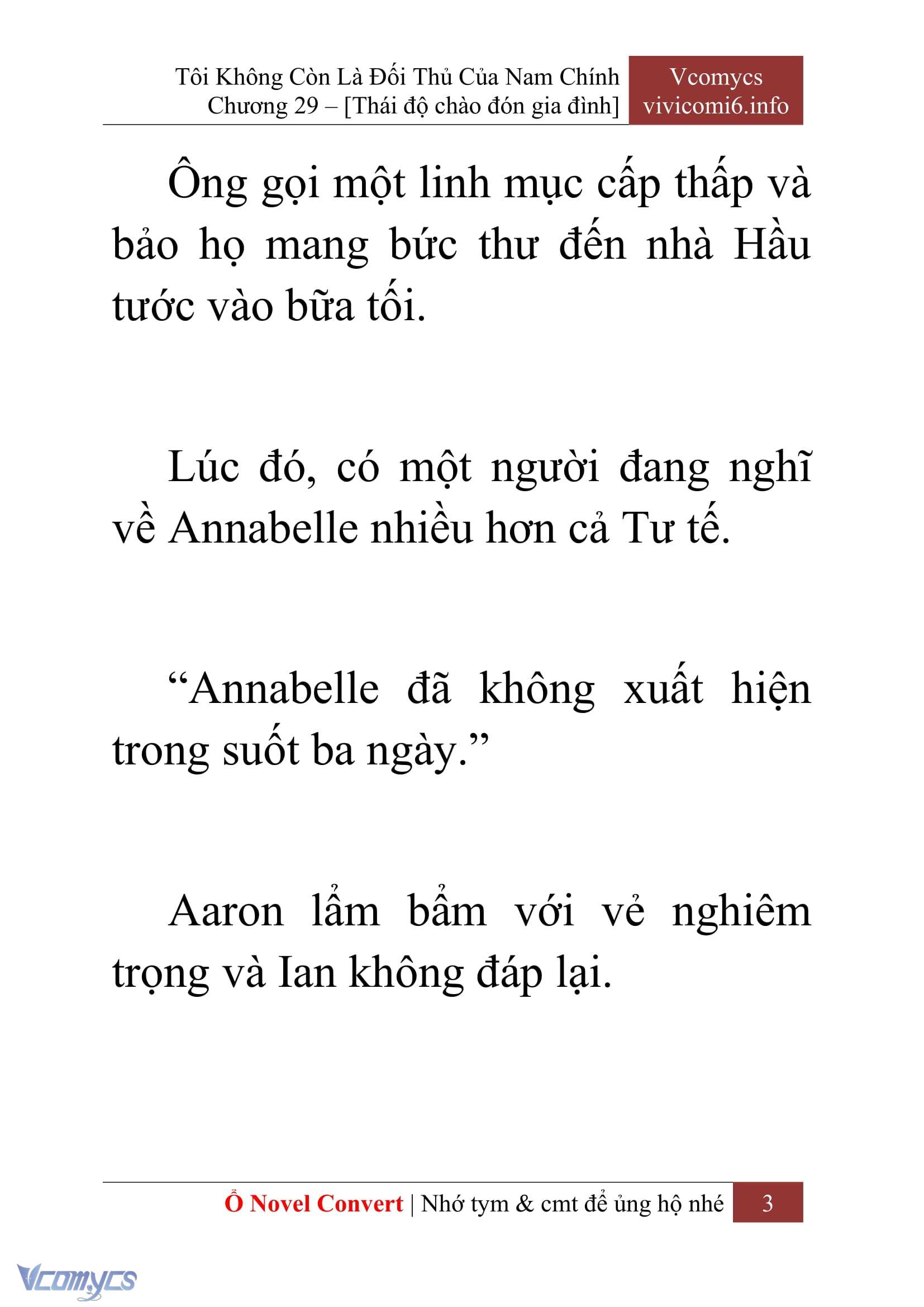 [Novel] Tôi Không Còn Là Đối Thủ Của Nam Chính Chapter  29 - 5