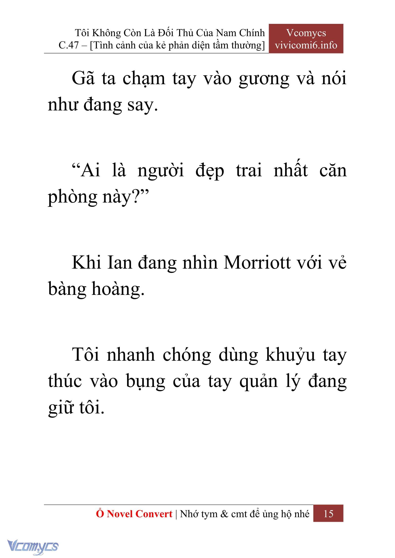 [Novel] Tôi Không Còn Là Đối Thủ Của Nam Chính Chapter  47 - 17