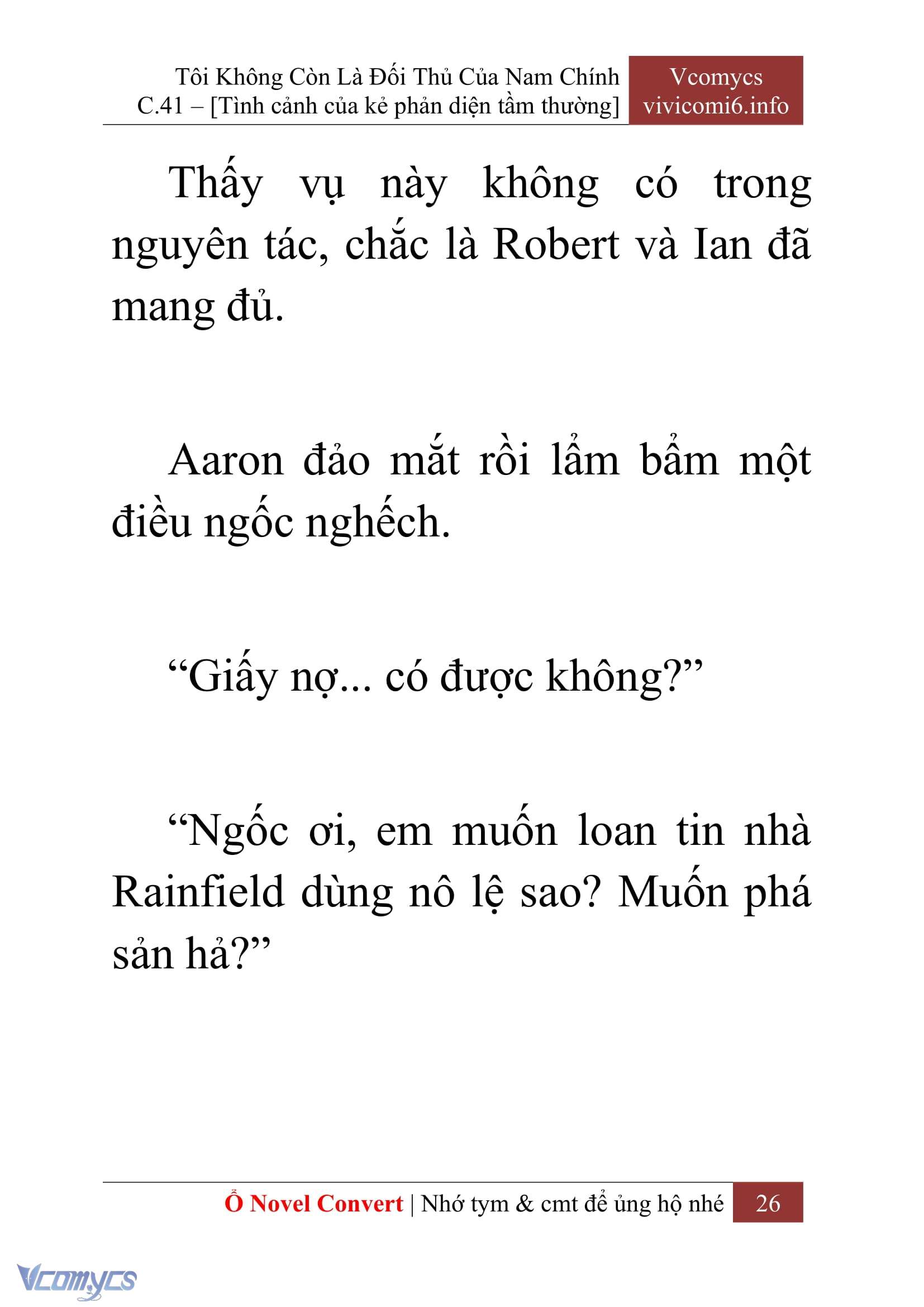 [Novel] Tôi Không Còn Là Đối Thủ Của Nam Chính Chapter  41 - 28