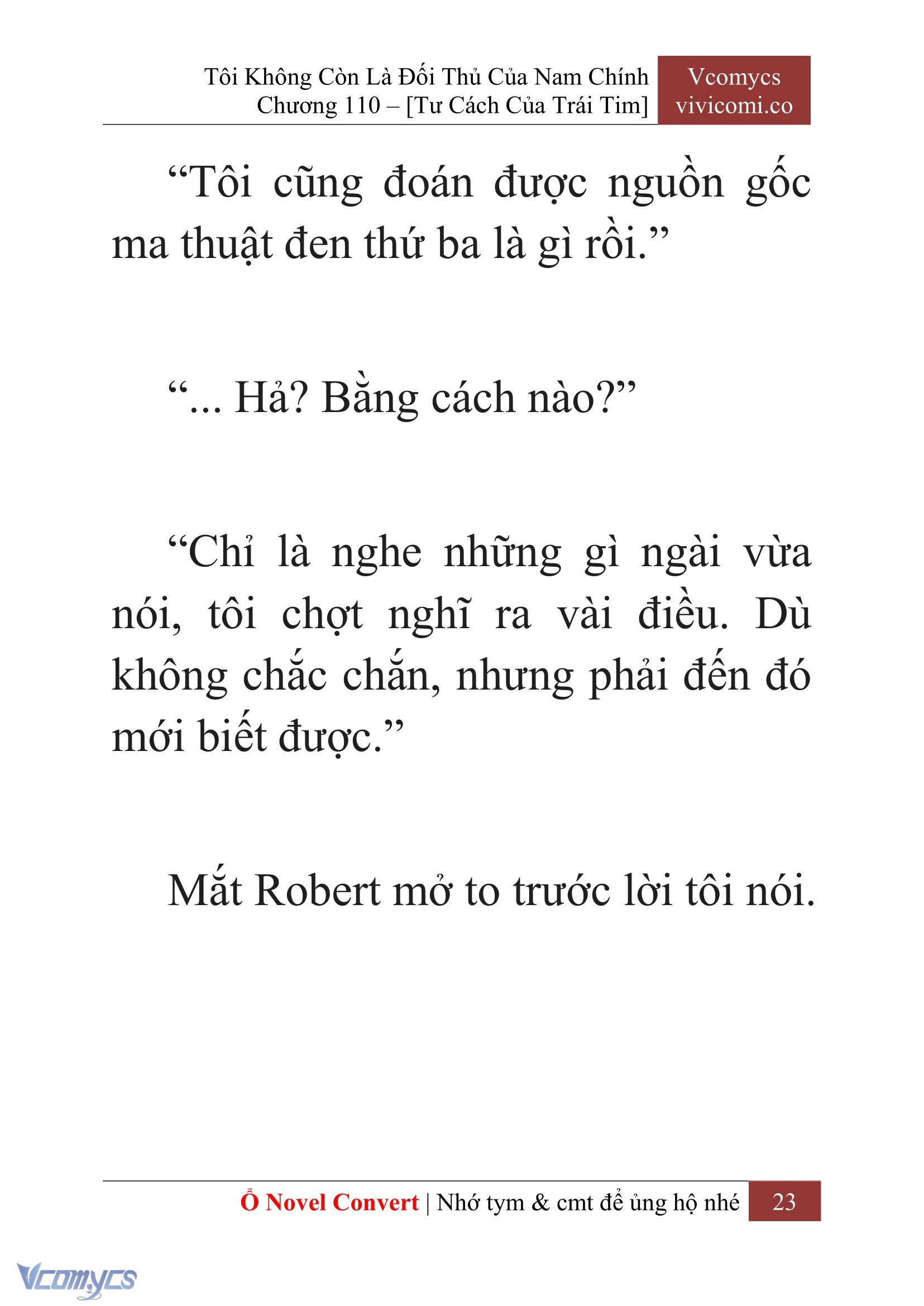 [Novel] Tôi Không Còn Là Đối Thủ Của Nam Chính Chapter  110 - 25