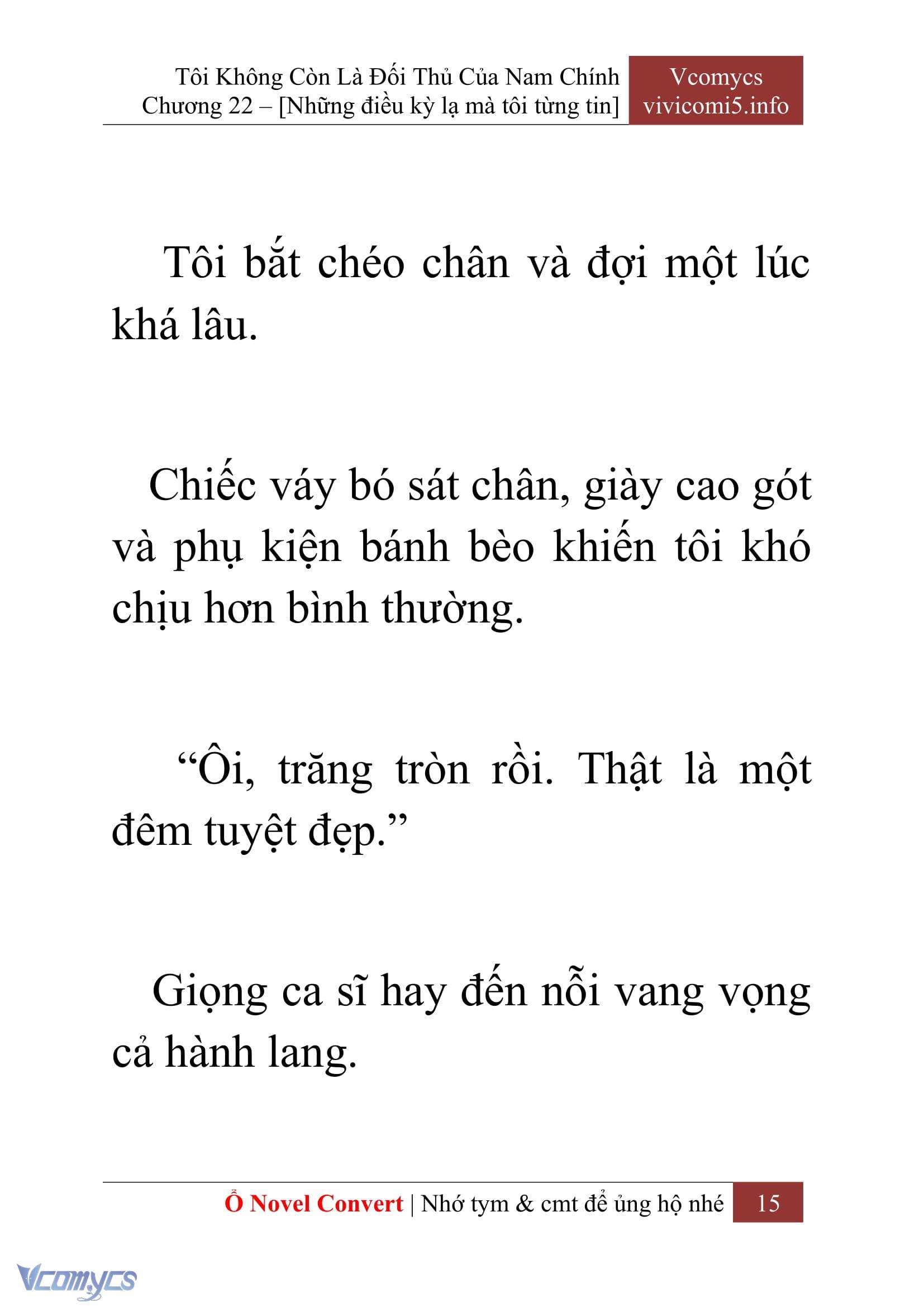 [Novel] Tôi Không Còn Là Đối Thủ Của Nam Chính Chapter  22 - 17