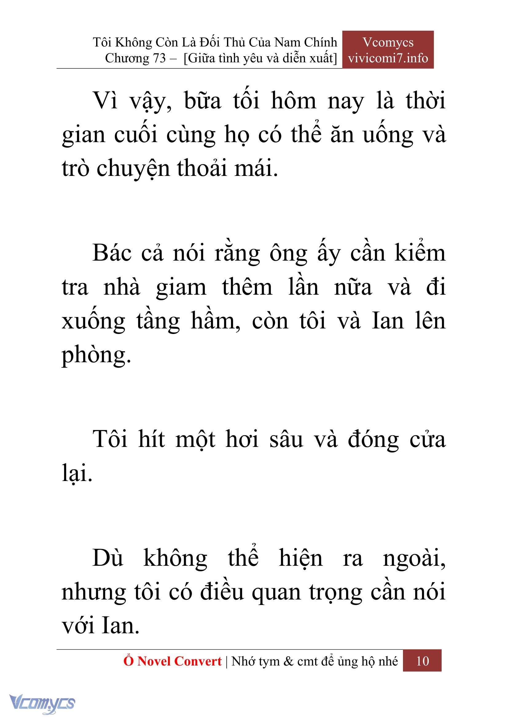 [Novel] Tôi Không Còn Là Đối Thủ Của Nam Chính Chapter  73 - 12