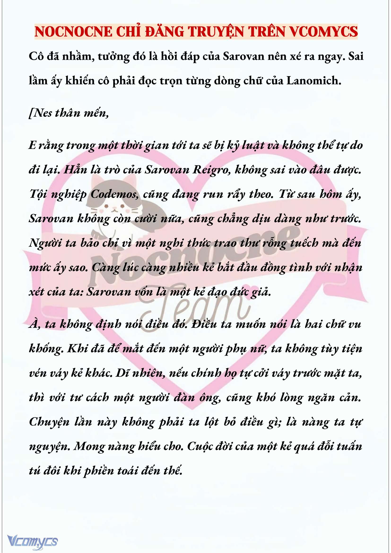 [NOVEL] CÁ RỪNG KHÔN NGOAN Chapter  111 - 10