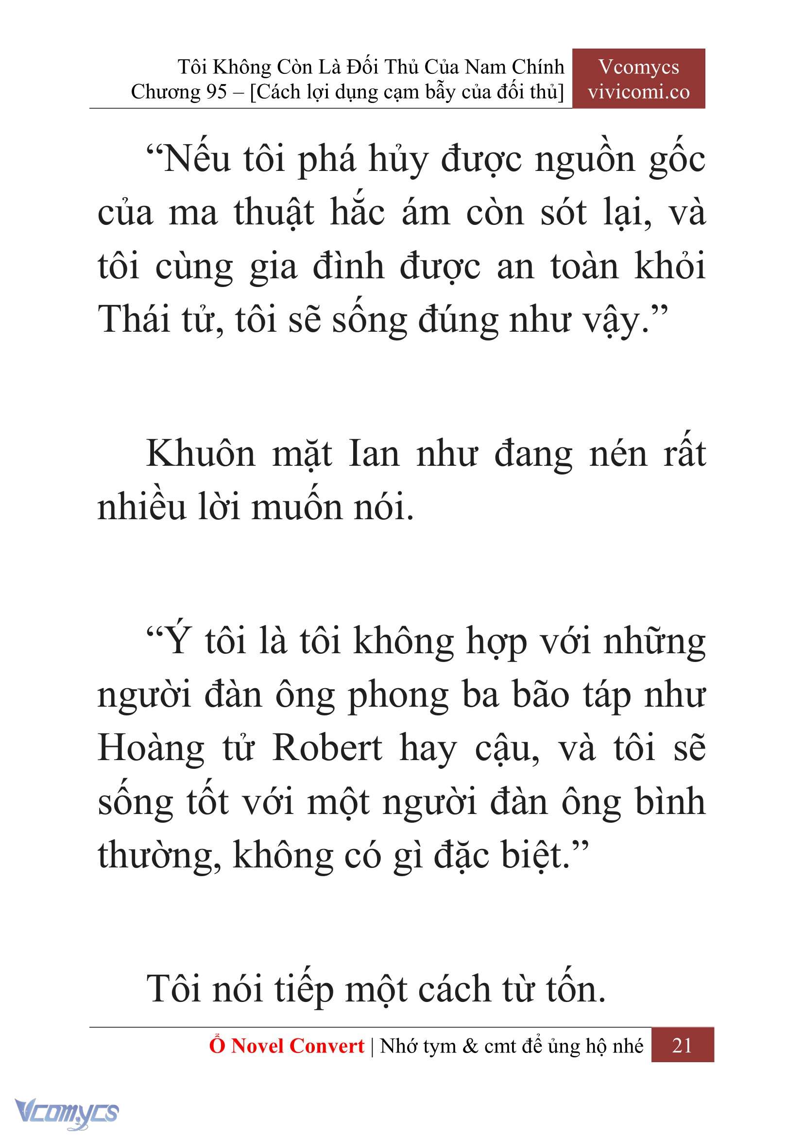 [Novel] Tôi Không Còn Là Đối Thủ Của Nam Chính Chapter  95 - 23