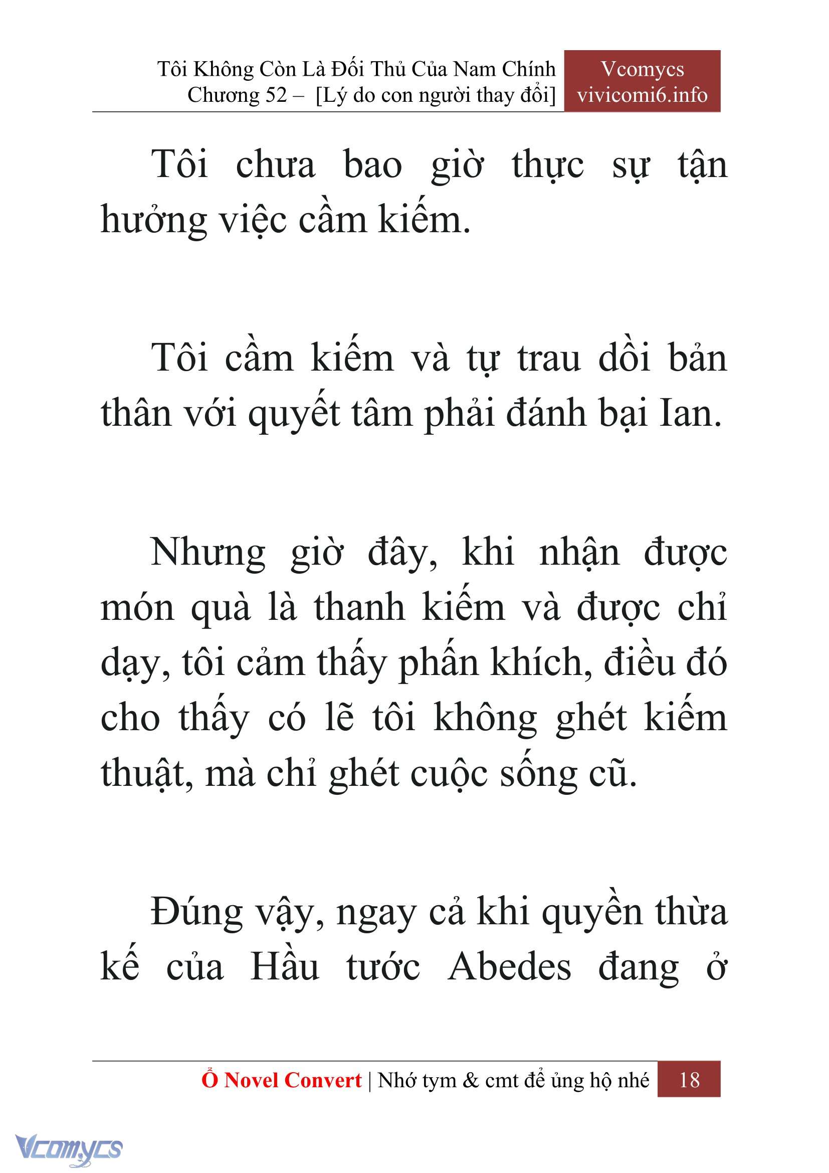 [Novel] Tôi Không Còn Là Đối Thủ Của Nam Chính Chapter  52 - 20