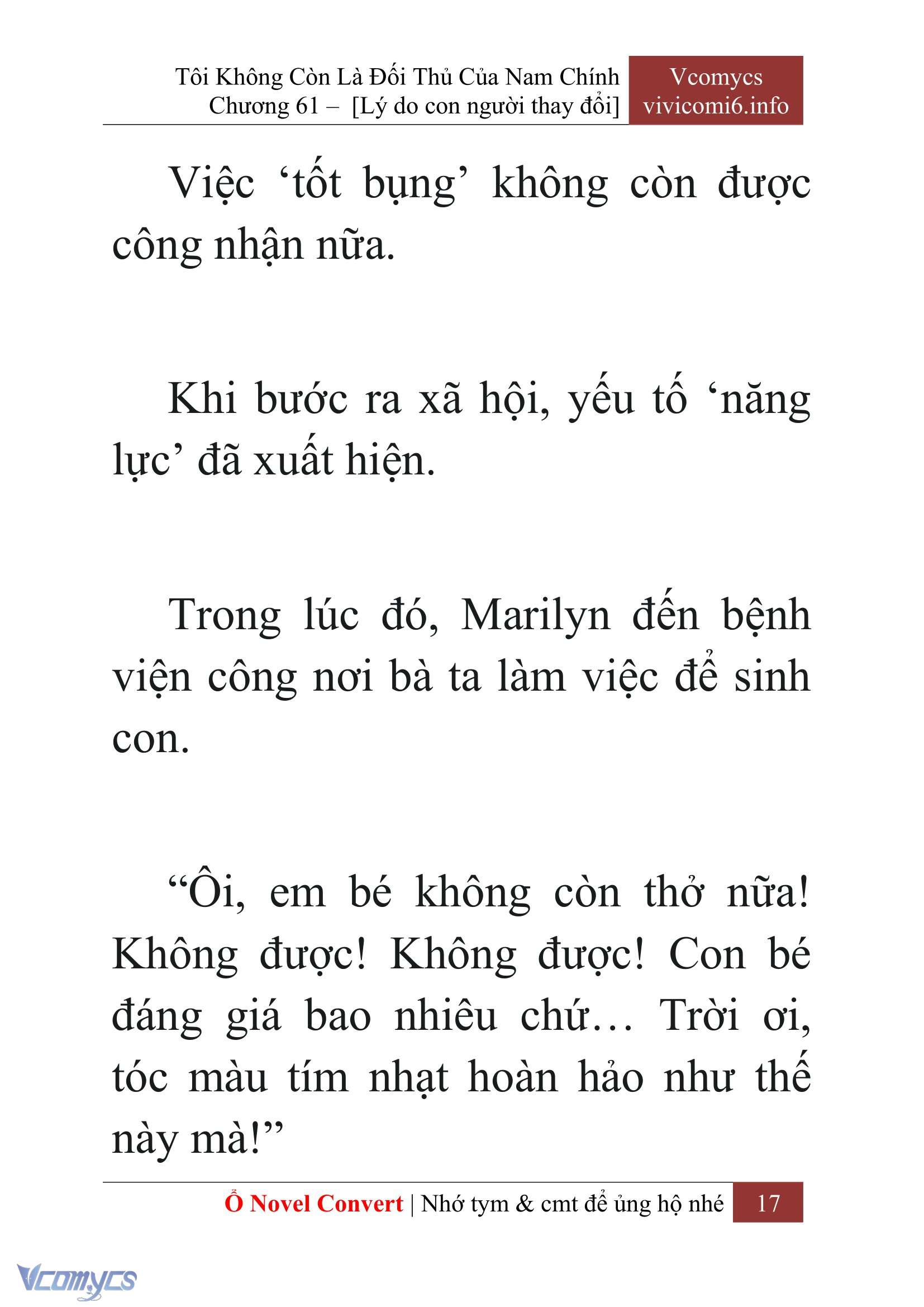 [Novel] Tôi Không Còn Là Đối Thủ Của Nam Chính Chapter  61 - 19