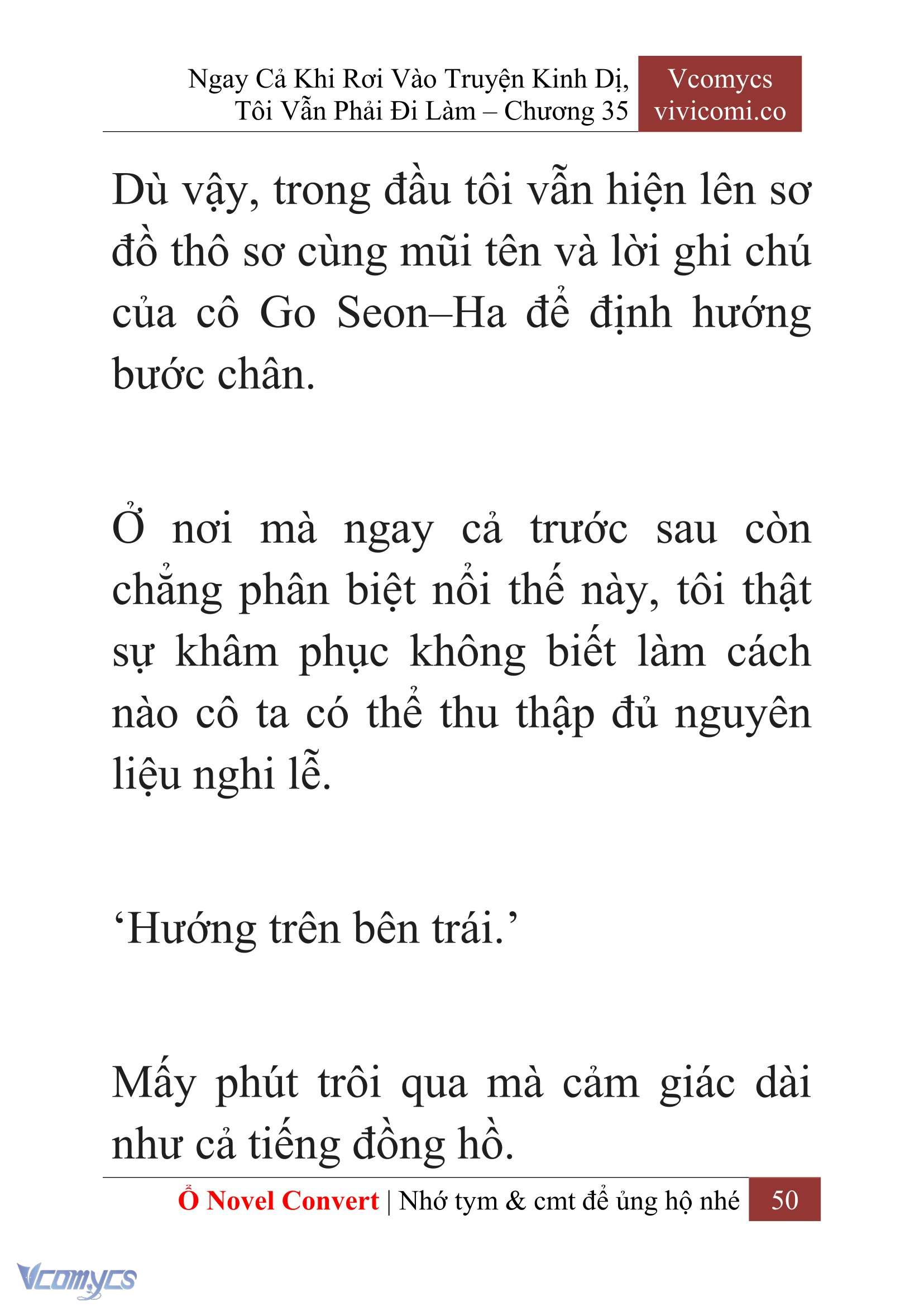 [Novel] Ngay Cả Khi Rơi Vào Truyện Kinh Dị, Tôi Vẫn Phải Đi Làm Chapter  35 - 52