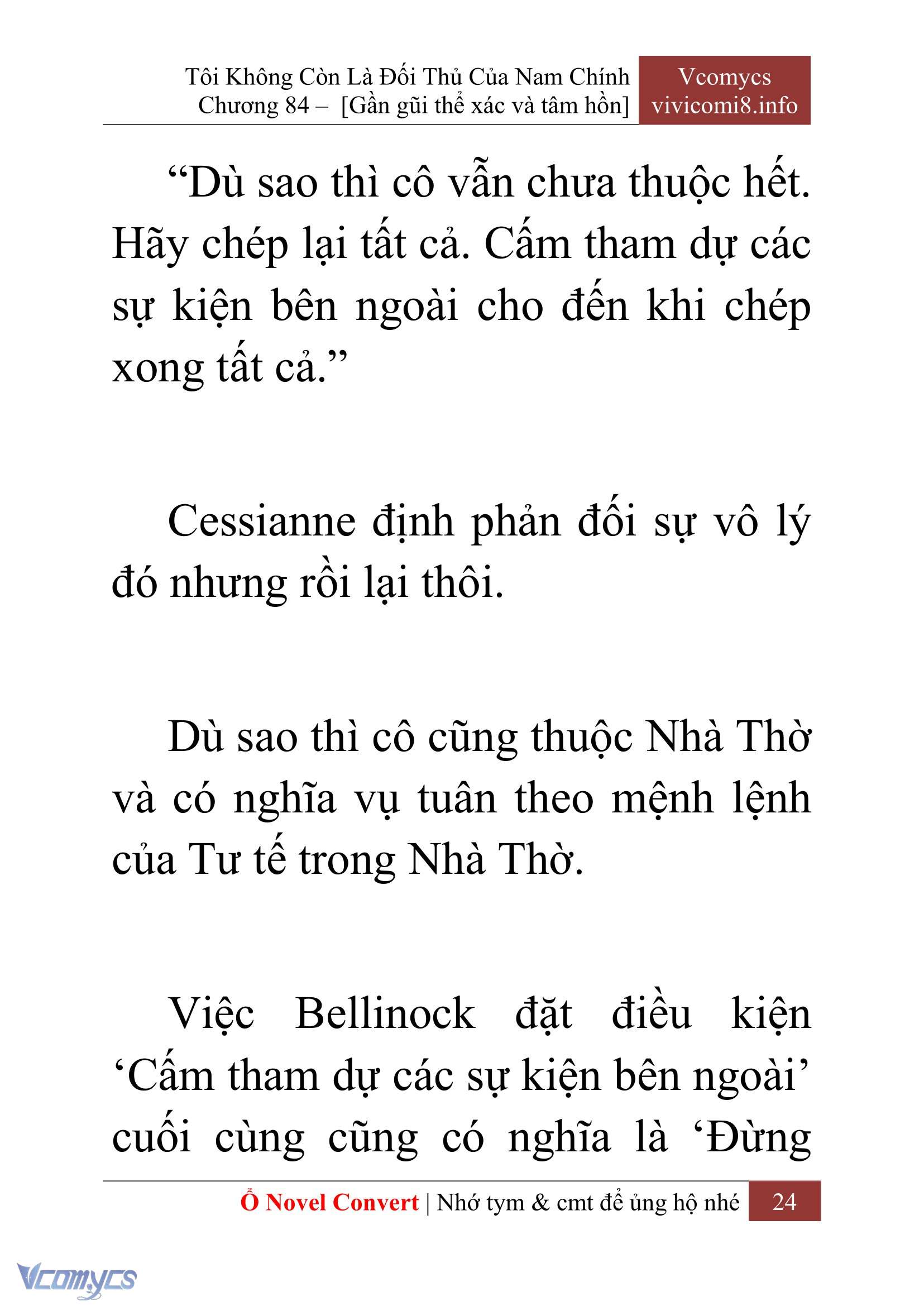 [Novel] Tôi Không Còn Là Đối Thủ Của Nam Chính Chapter  84 - 26