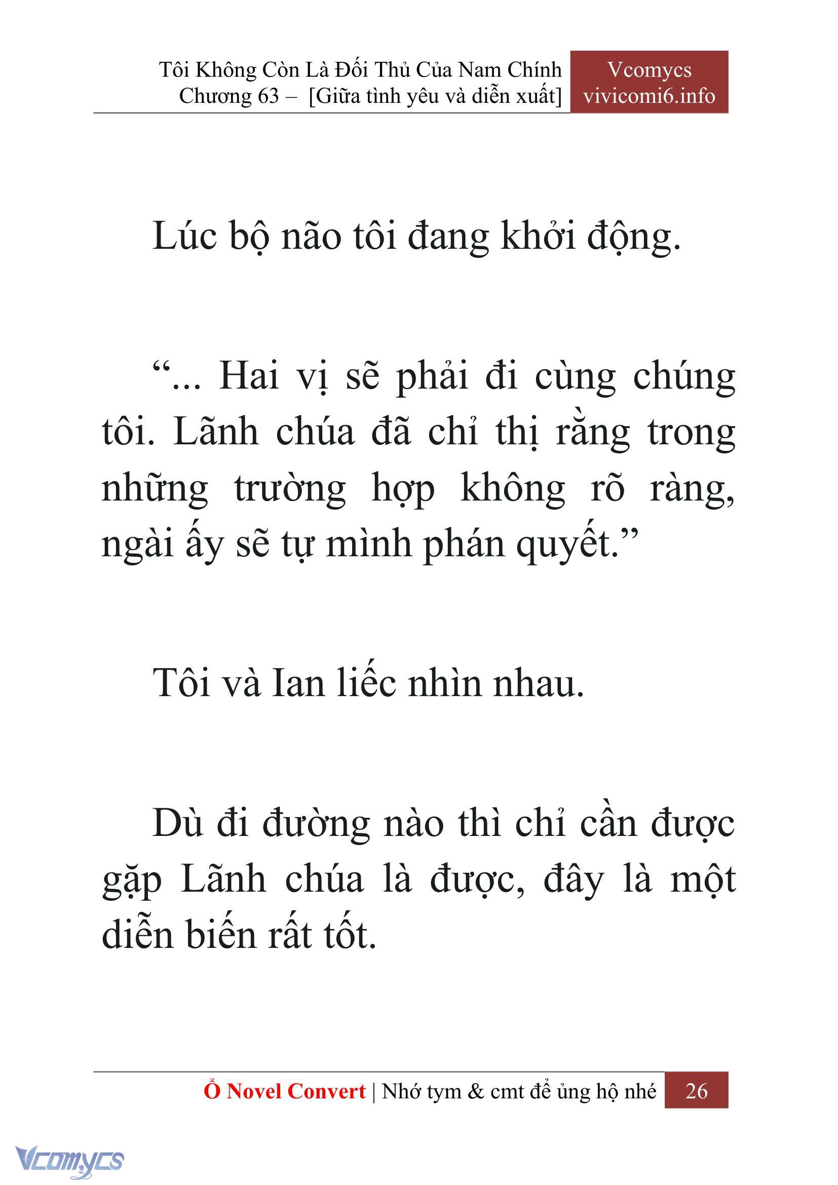 [Novel] Tôi Không Còn Là Đối Thủ Của Nam Chính Chapter  63 - 28