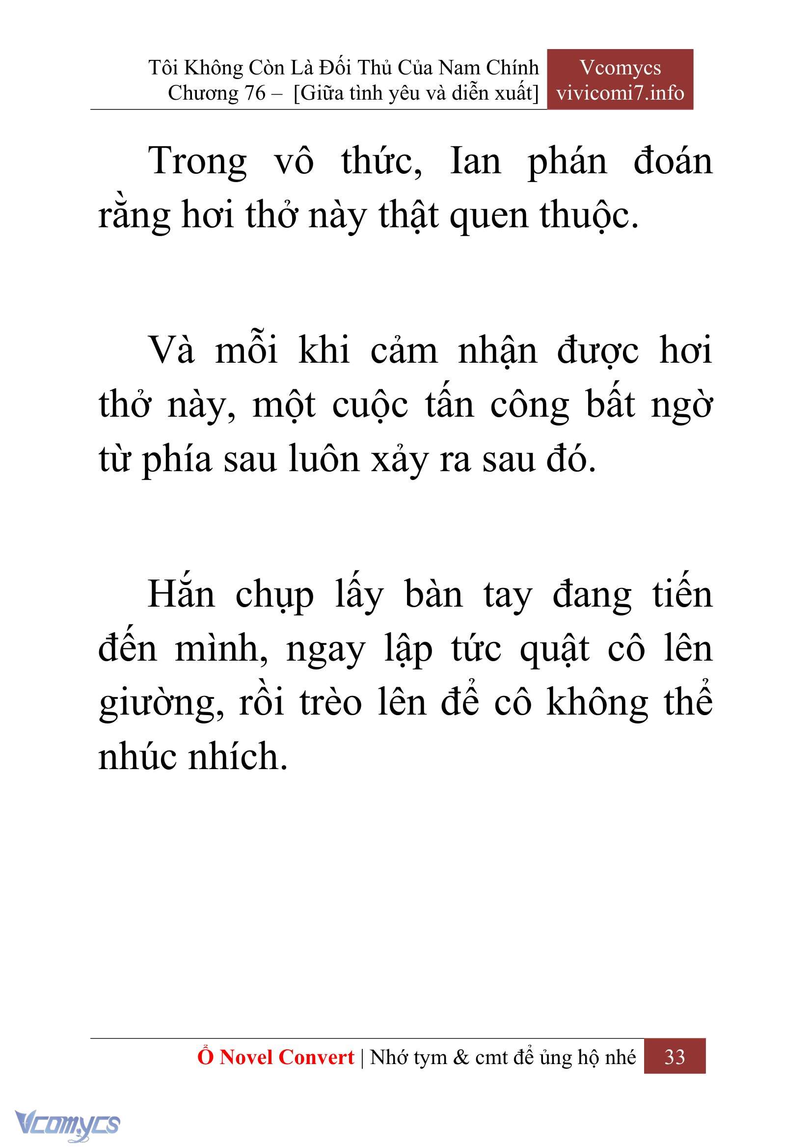 [Novel] Tôi Không Còn Là Đối Thủ Của Nam Chính Chapter  76 - 35