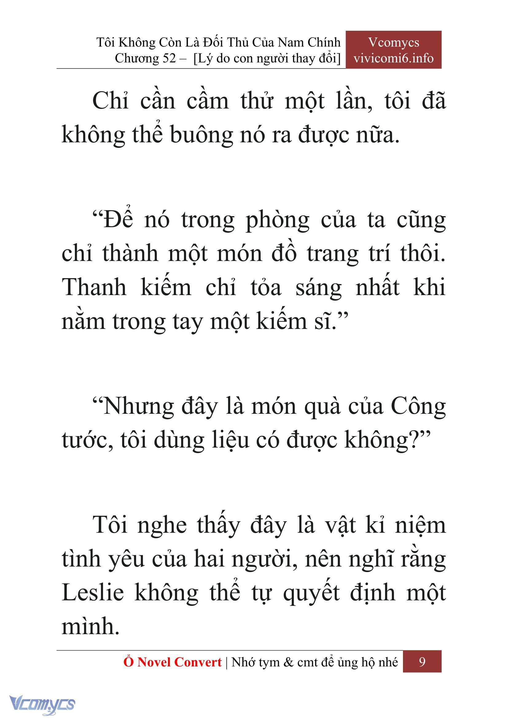 [Novel] Tôi Không Còn Là Đối Thủ Của Nam Chính Chapter  52 - 11