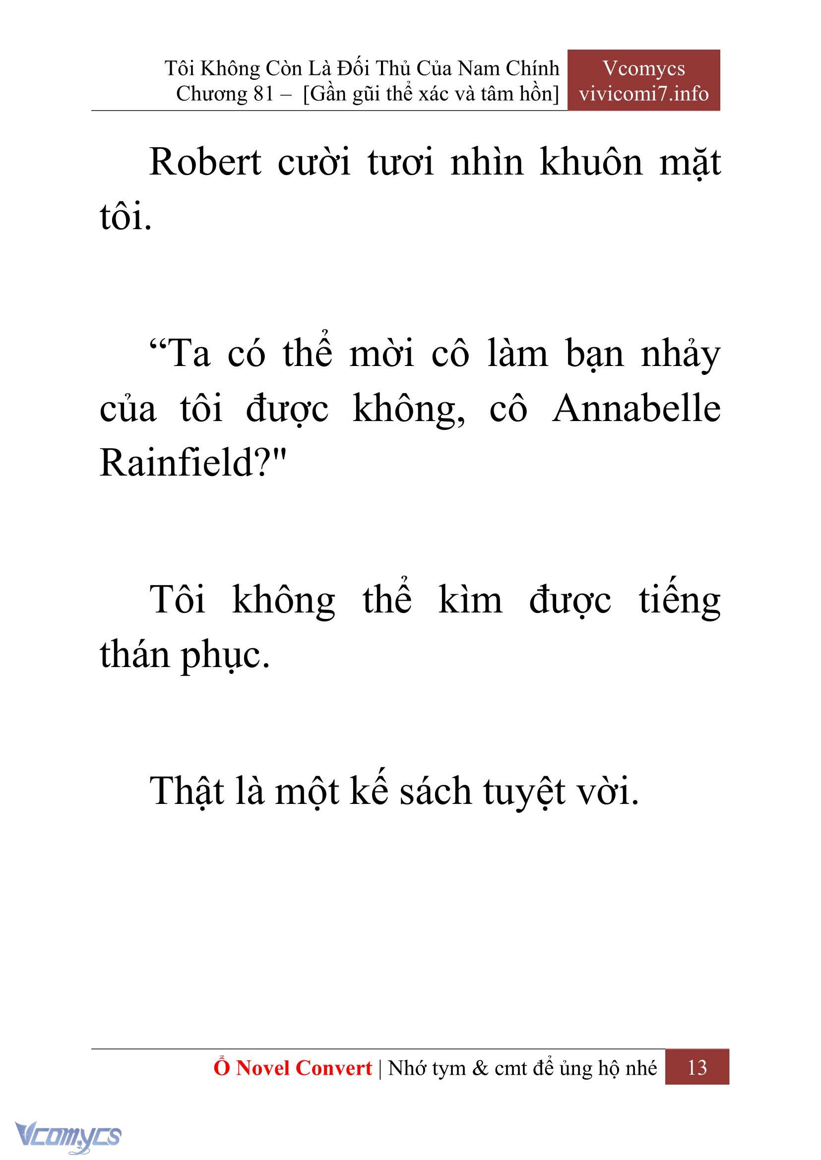 [Novel] Tôi Không Còn Là Đối Thủ Của Nam Chính Chapter  81 - 15